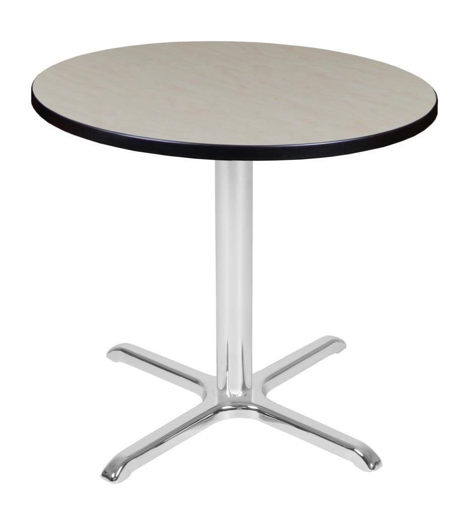Regency TVX30RNDPLCM Breakroom Off-White 4-Person Training Table (30-in W x 29-in H)