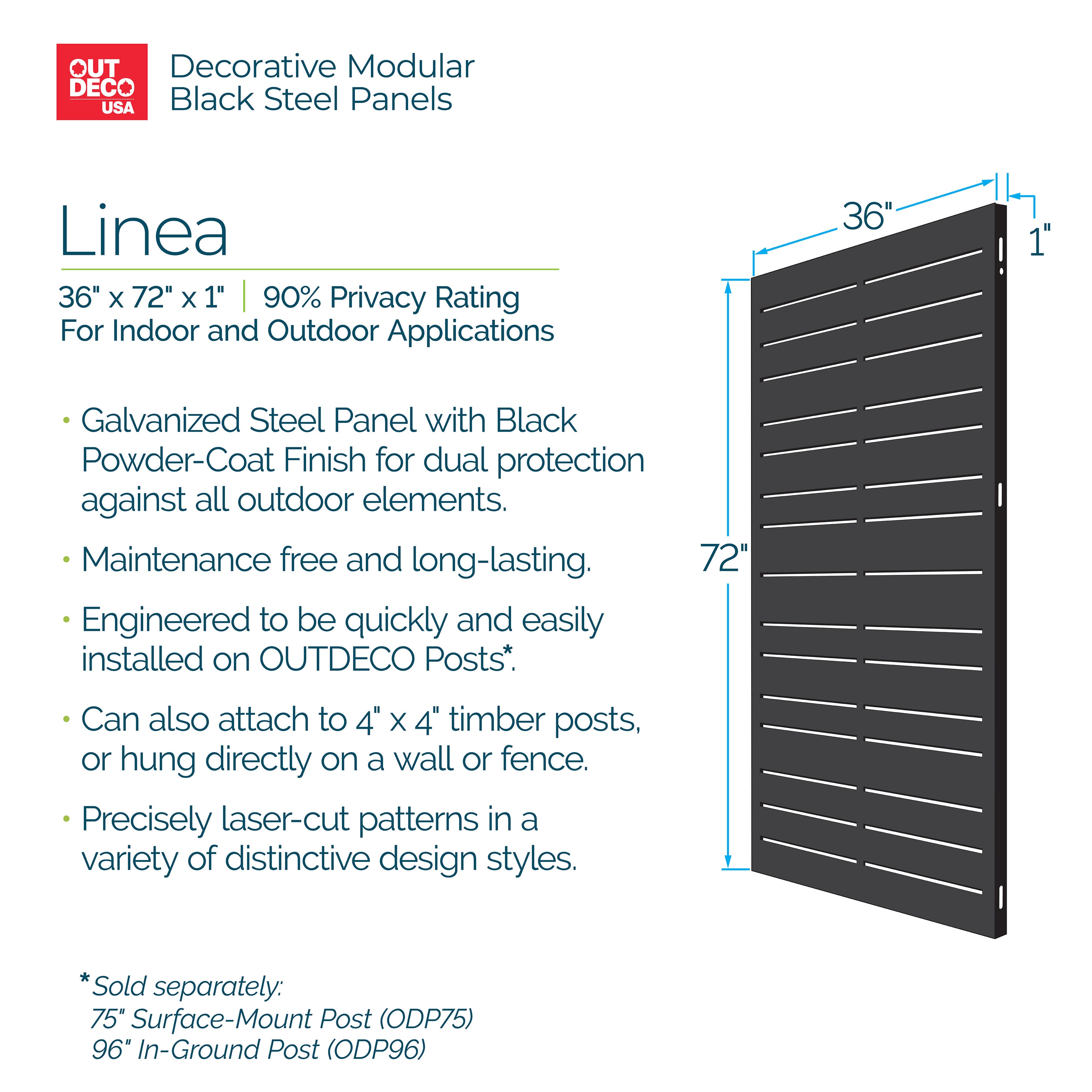 OUTDECO ODMET36-007 Fence-Gates - View #3