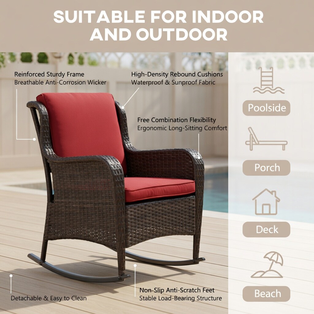 Choco Moon WYC-WQ43989-LS Patio-Conversation-Sets - View #6