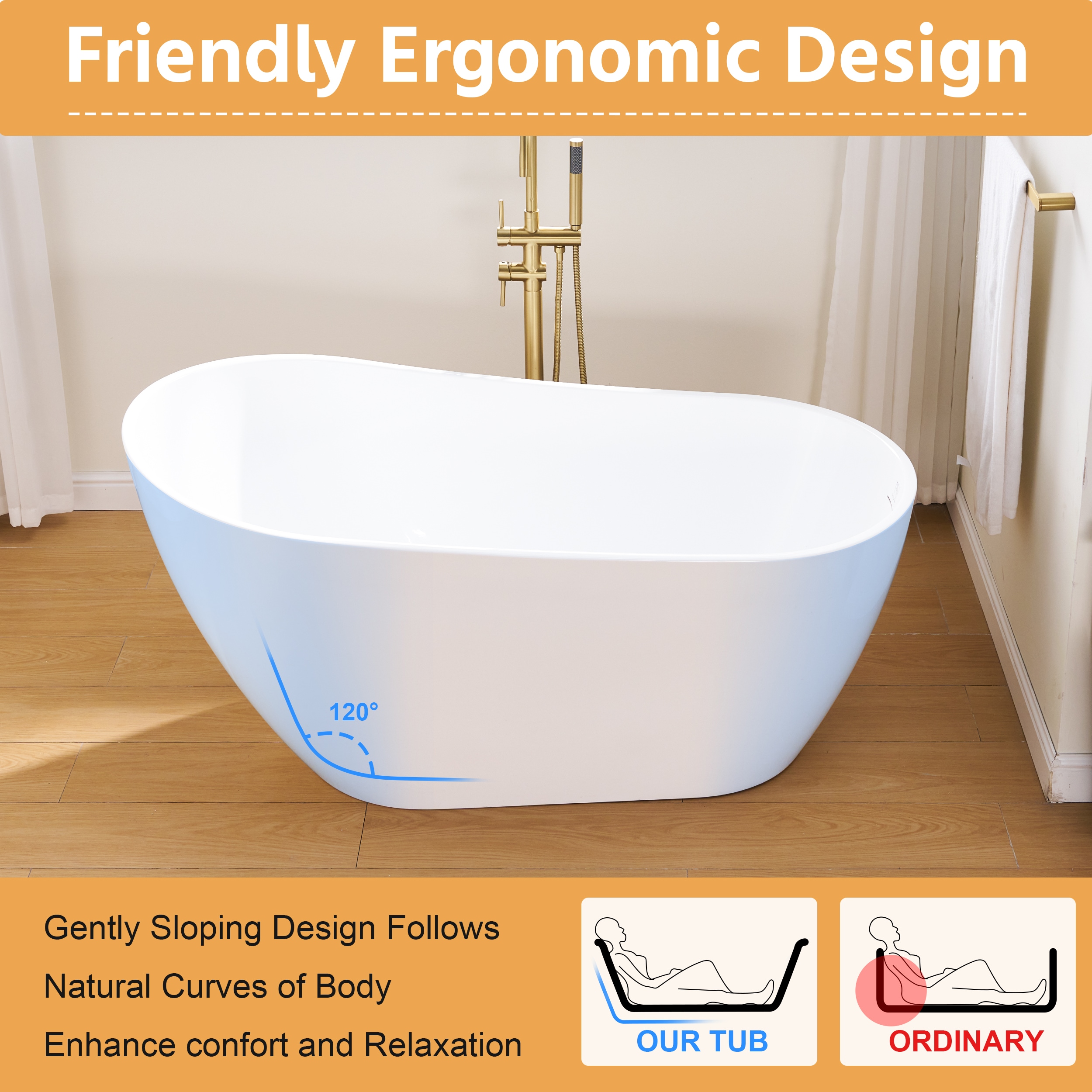 WELLFOR TO-ED-BV30GYBK bathtubs - View #6