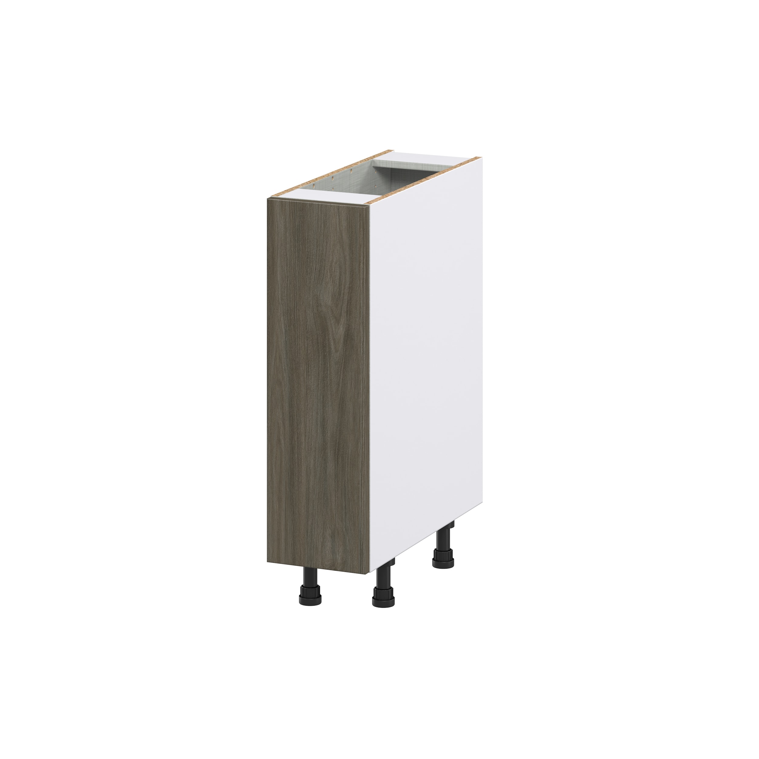 Hugo&Borg Savane 15-in W x 34.5-in H x 25-in D Textmel 1-Drawer Base Fully Assembled Cabinet (Flat Panel Slab Style)