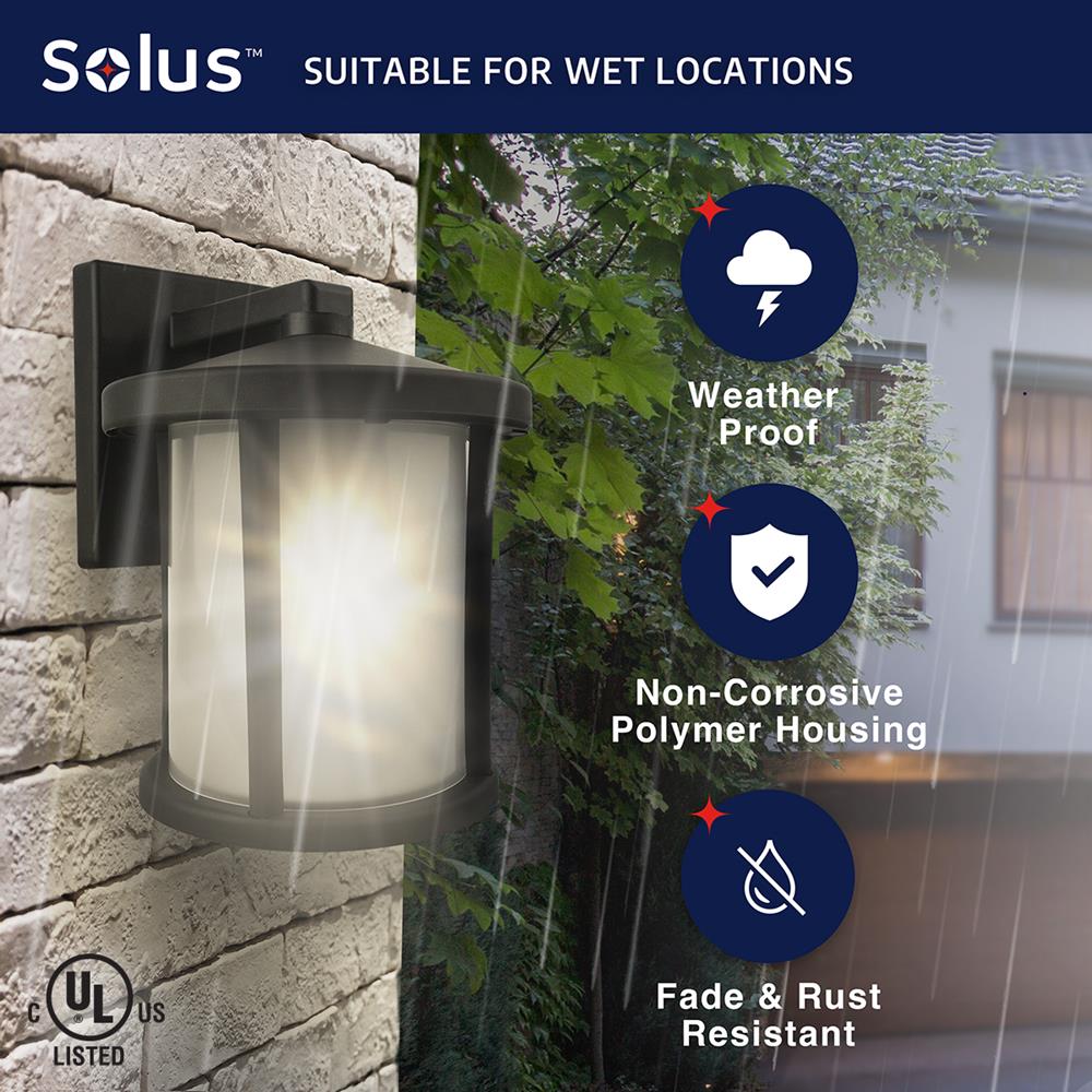 Solus WM-S52VF-BK-S Outdoor-Wall-Lighting - View #2