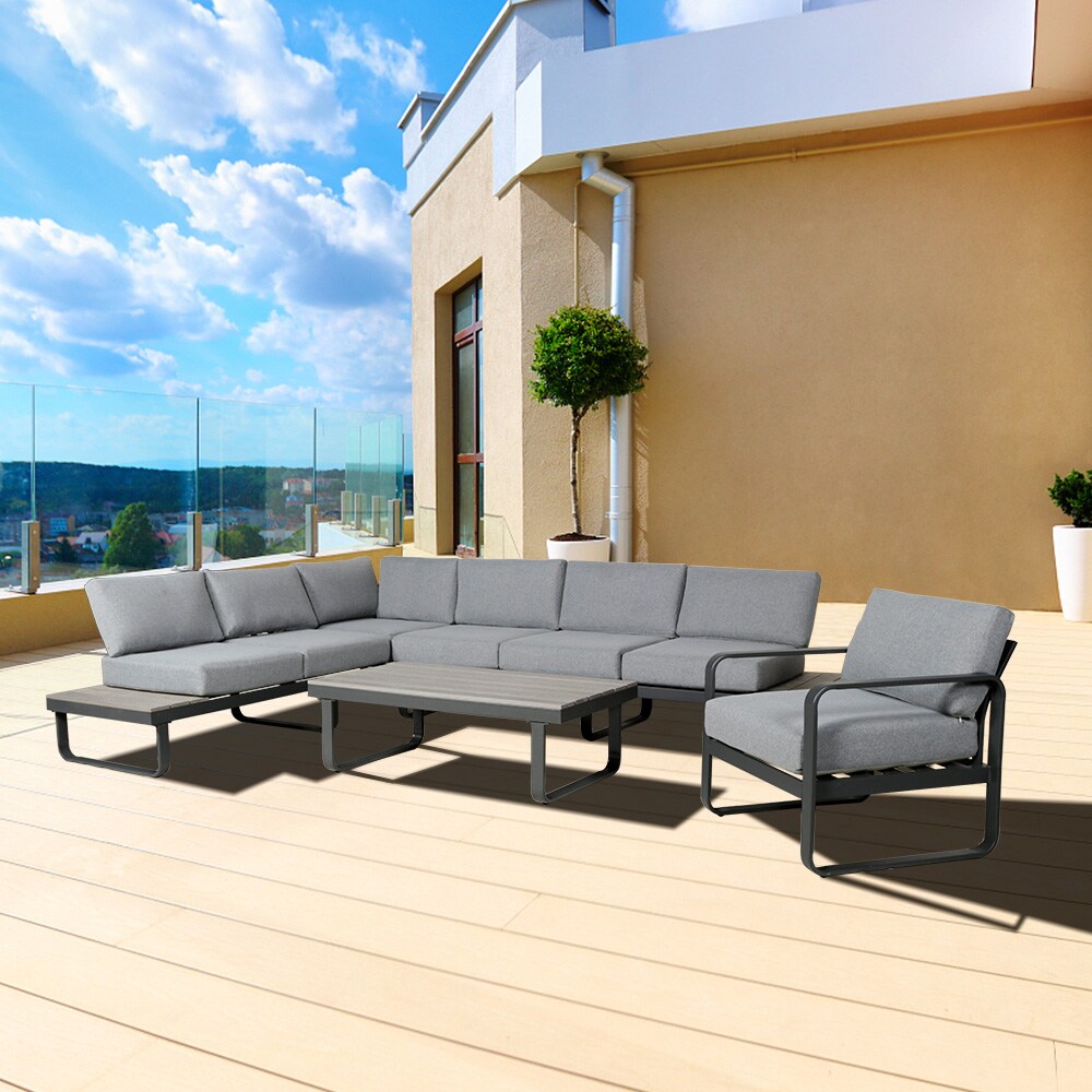 Grearden WW002-4-GY-001/002 Patio-Conversation-Sets - View #7