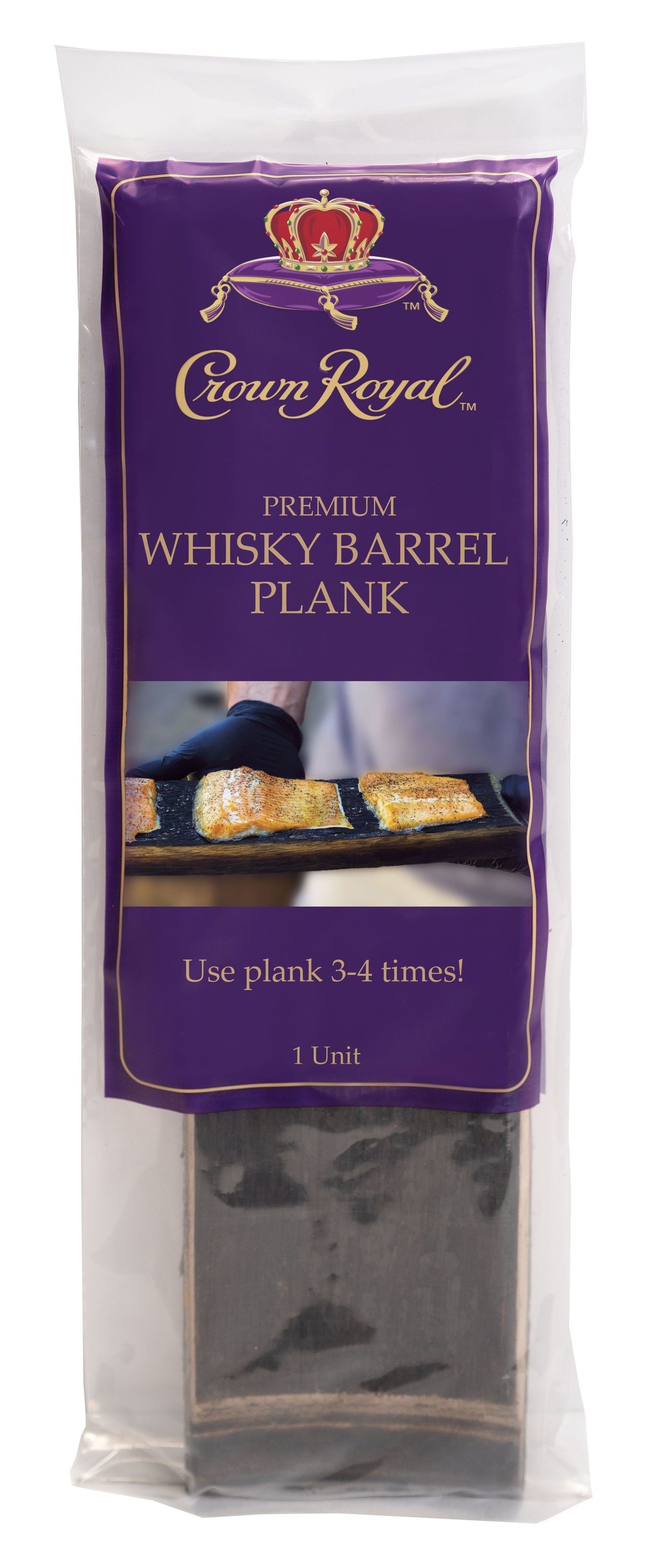 Crown Royal CRPL2PK 2 Pack Plank Whiskey Barrel Smoking Plank 2-lbs. Wood Pellets