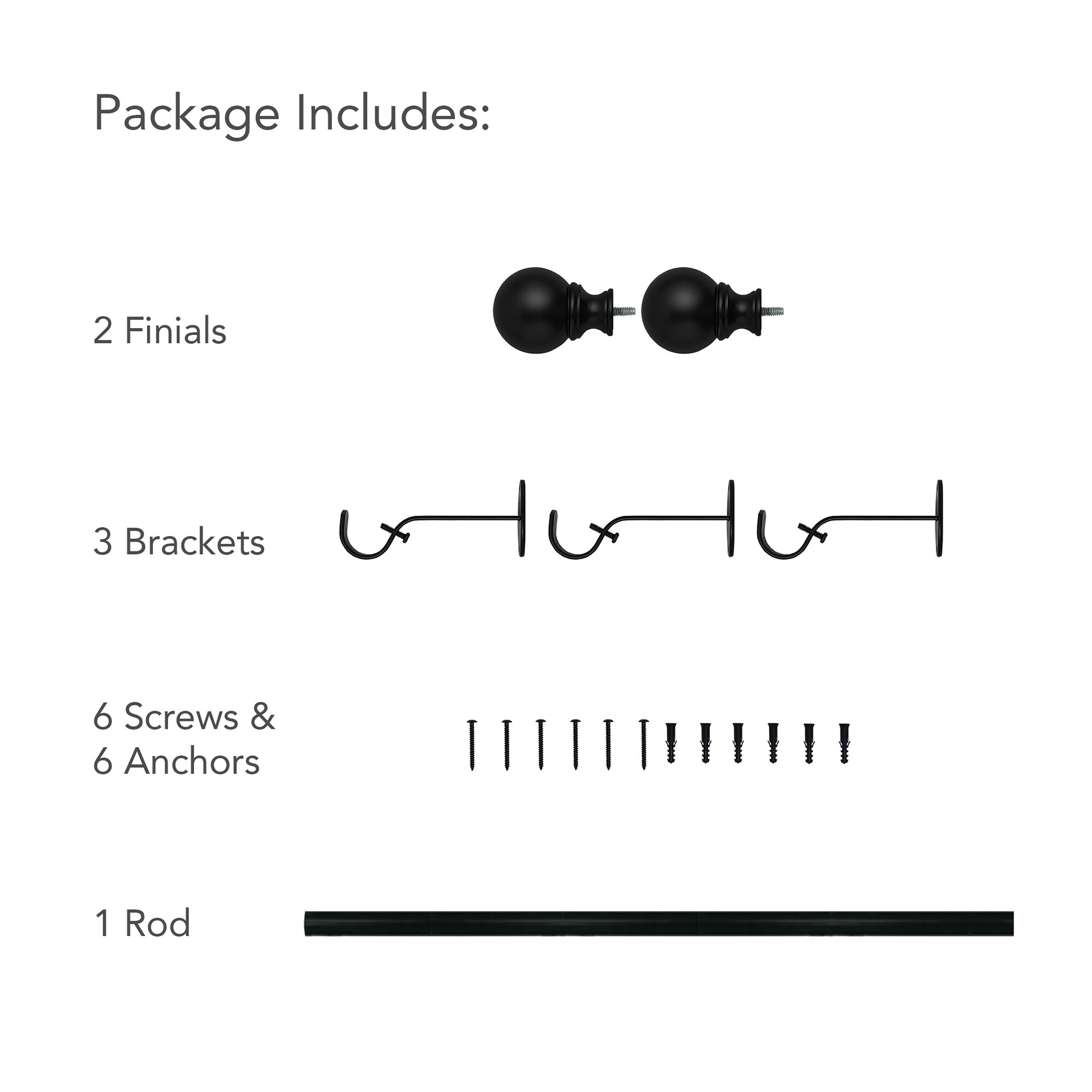 Elrene Home Fashions 026865995473 Curtain-Rods - View #4