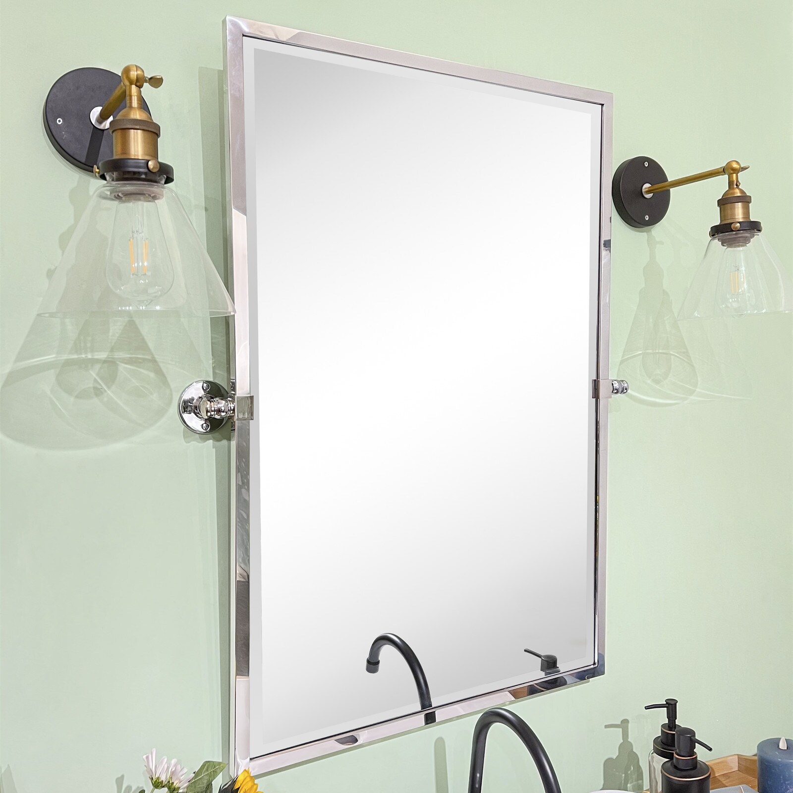 TEHOME GC-00163 Framed-Bath-Mirrors - View #6