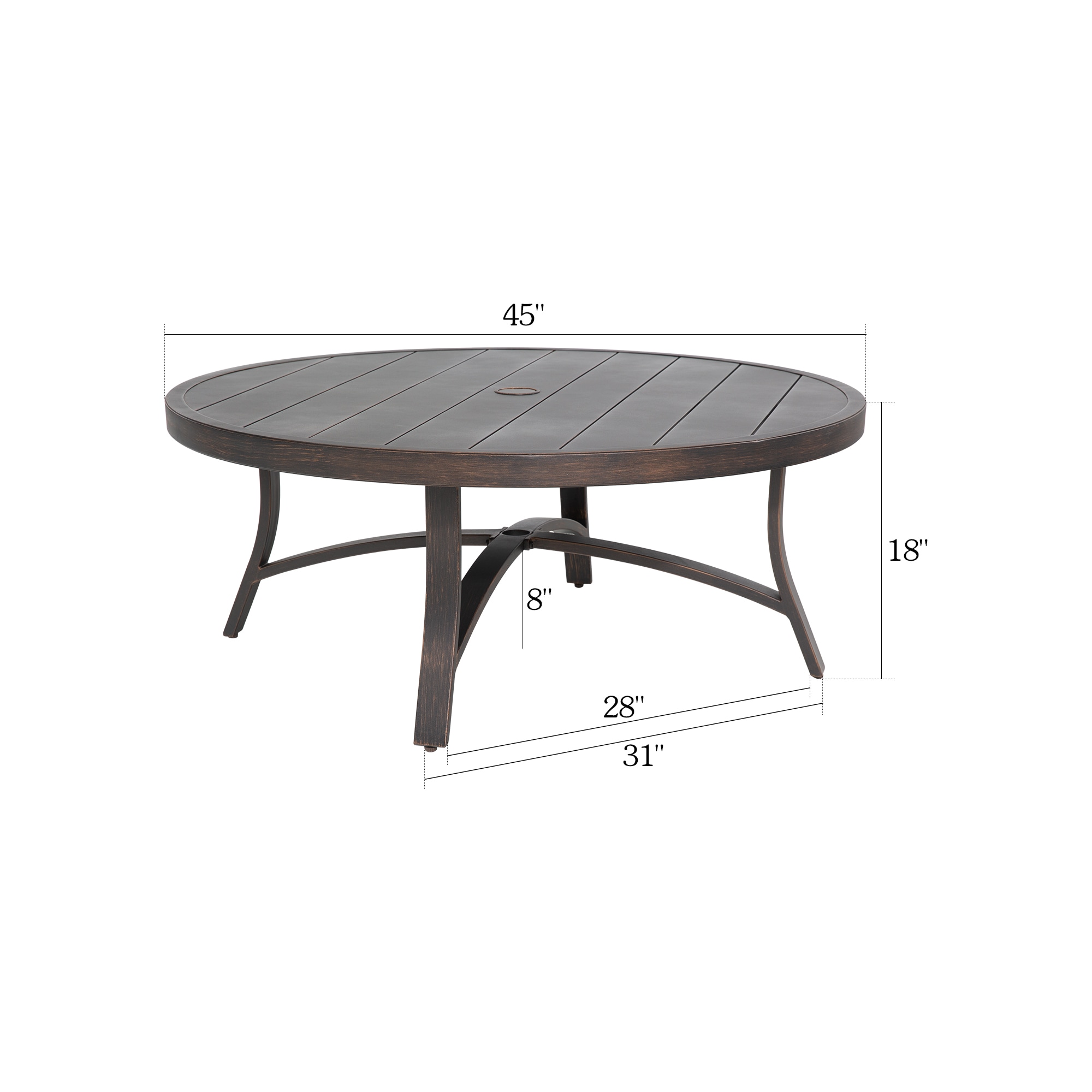 PEAK HOME FURNISHINGS 970437 Patio-Tables - View #3