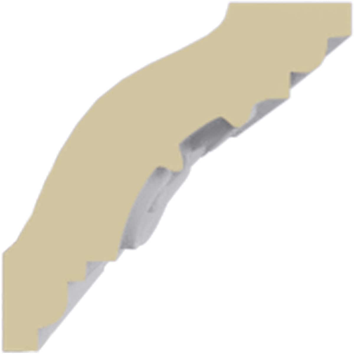 Versailles White Primed Urethane Crown Moulding 94.5 in