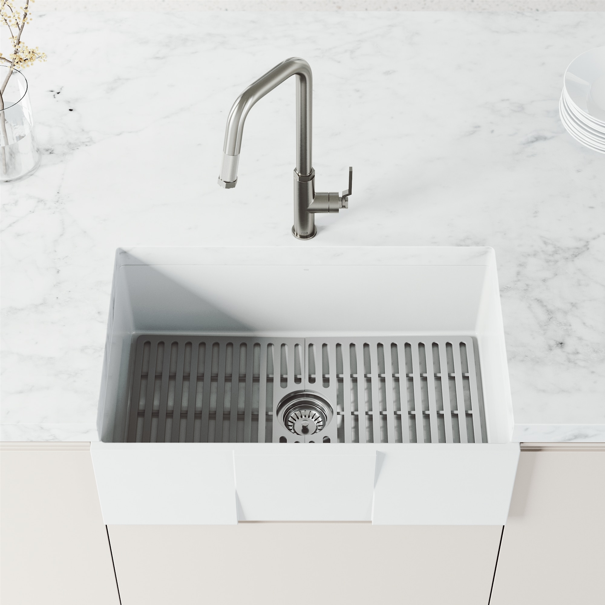 Hart 18" Stainless Steel Pull-Down Kitchen Faucet