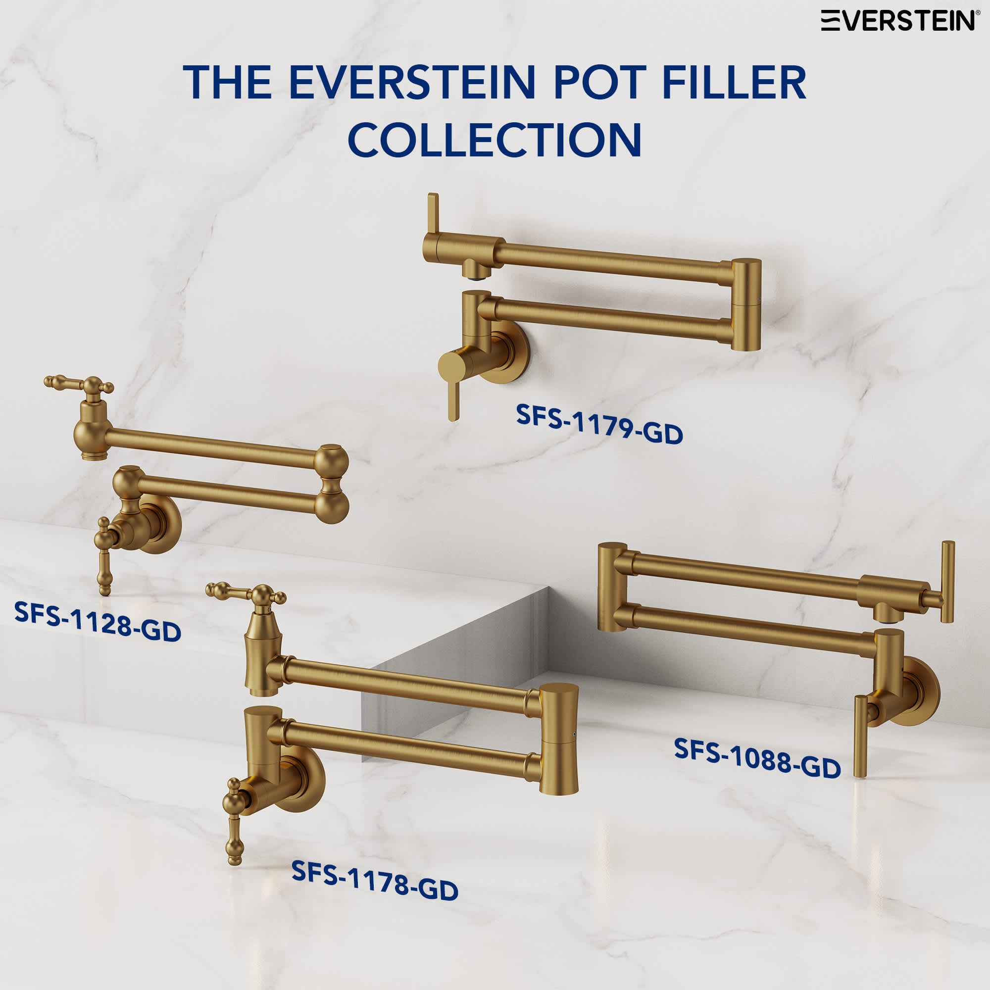 EVERSTEIN SFS-1178-GD Kitchen-Faucets - View #11