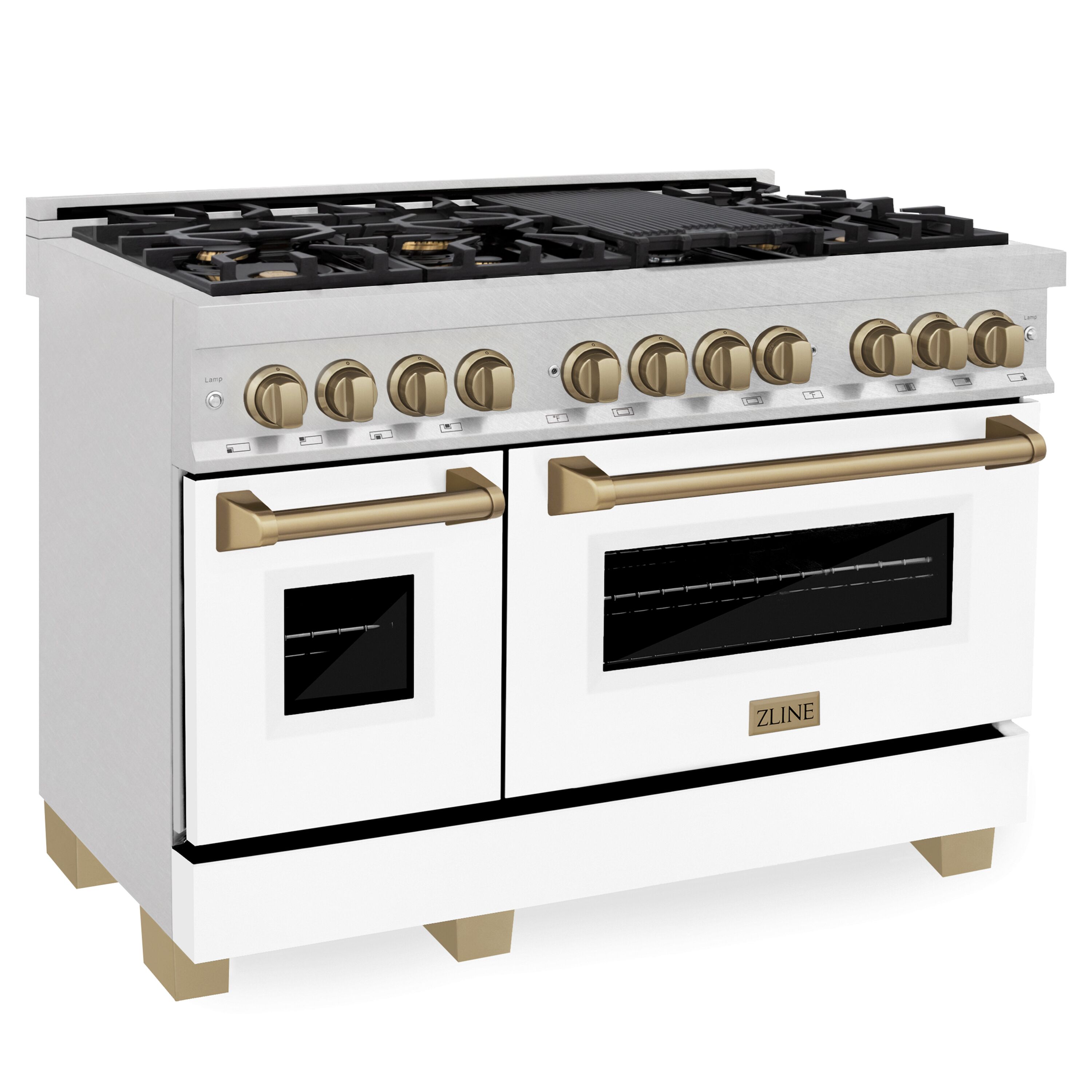 ZLINE KITCHEN & BATH RASZ-WM-48-CB Double-Dual-Fuel-Ranges - View #2