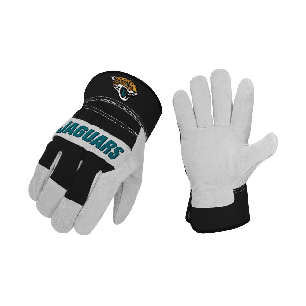 NEW Football Blue & Black NFL Jacksonville Jaguars Gripped Utility Gloves