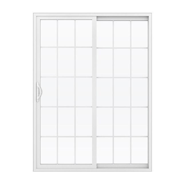 Jeld Wen 71 5 In 15 Lite Glass White Vinyl Sliding Patio Door With Screen Lowoljw238100048, Jeld Wen Sliding Doors Instructions