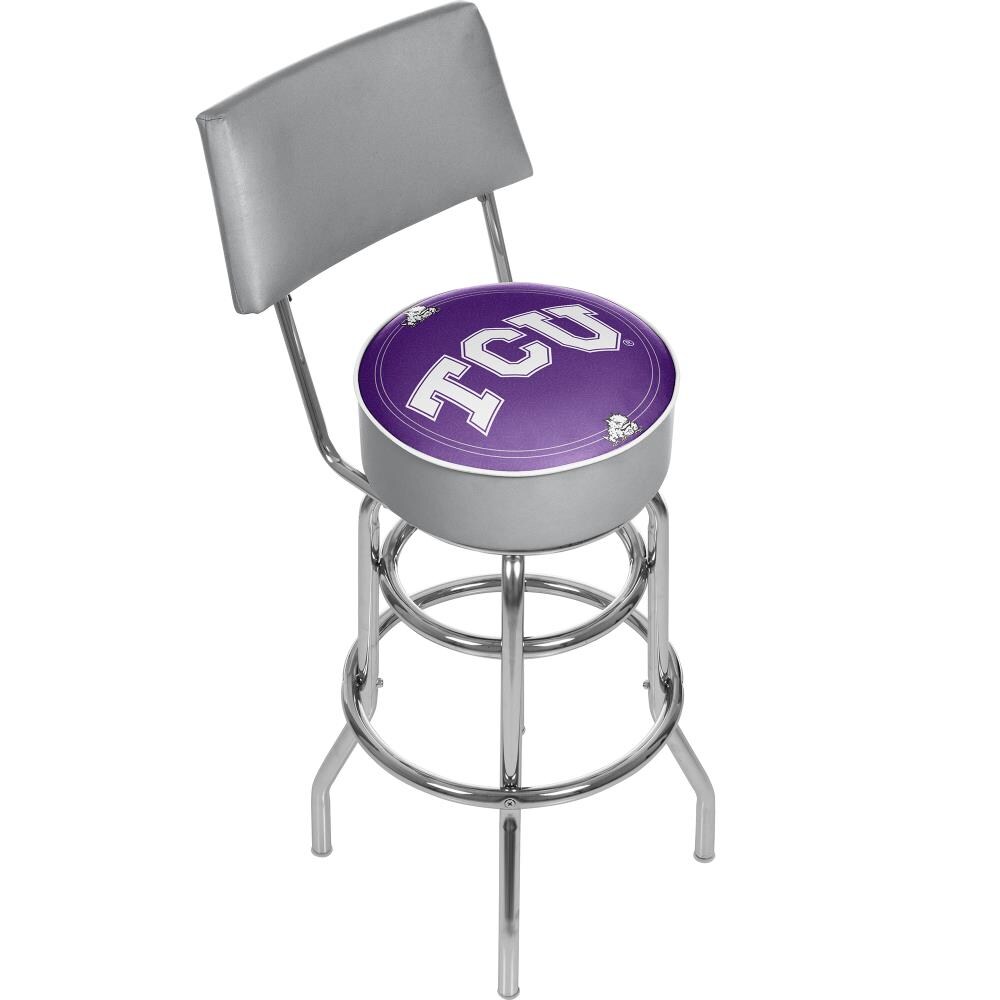 Trademark Gameroom Bar Stools With Backs Chrome Bar Height Swivel Metal Bar Stool At 