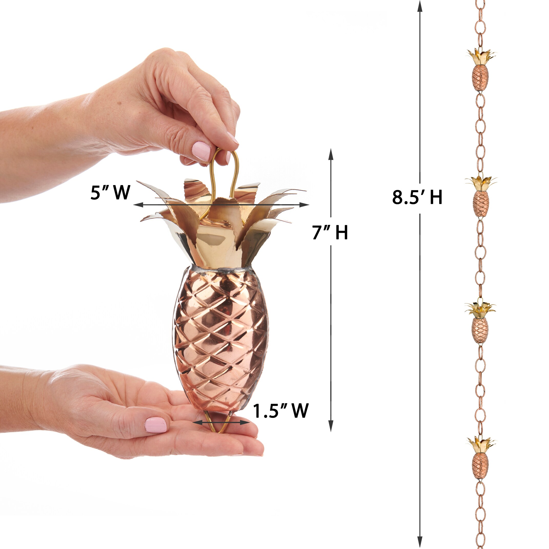 Good Directions 483P-8 Rain-Chains - View #2