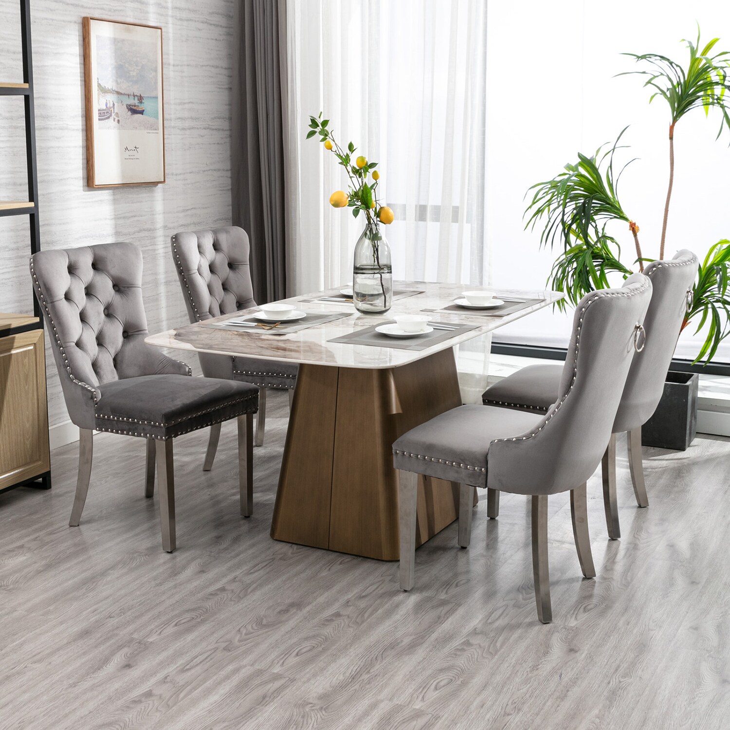 GZMR LZX-WF-1318LG Dining-Chairs - View #10