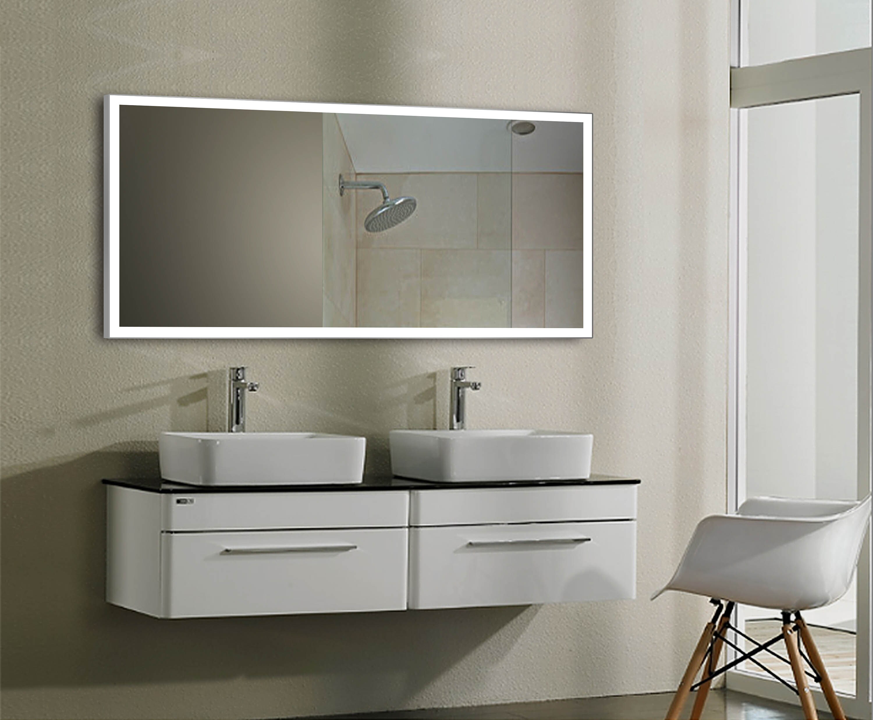 lighted IMPRESSIONS LI5133 Framed-Bath-Mirrors - View #7