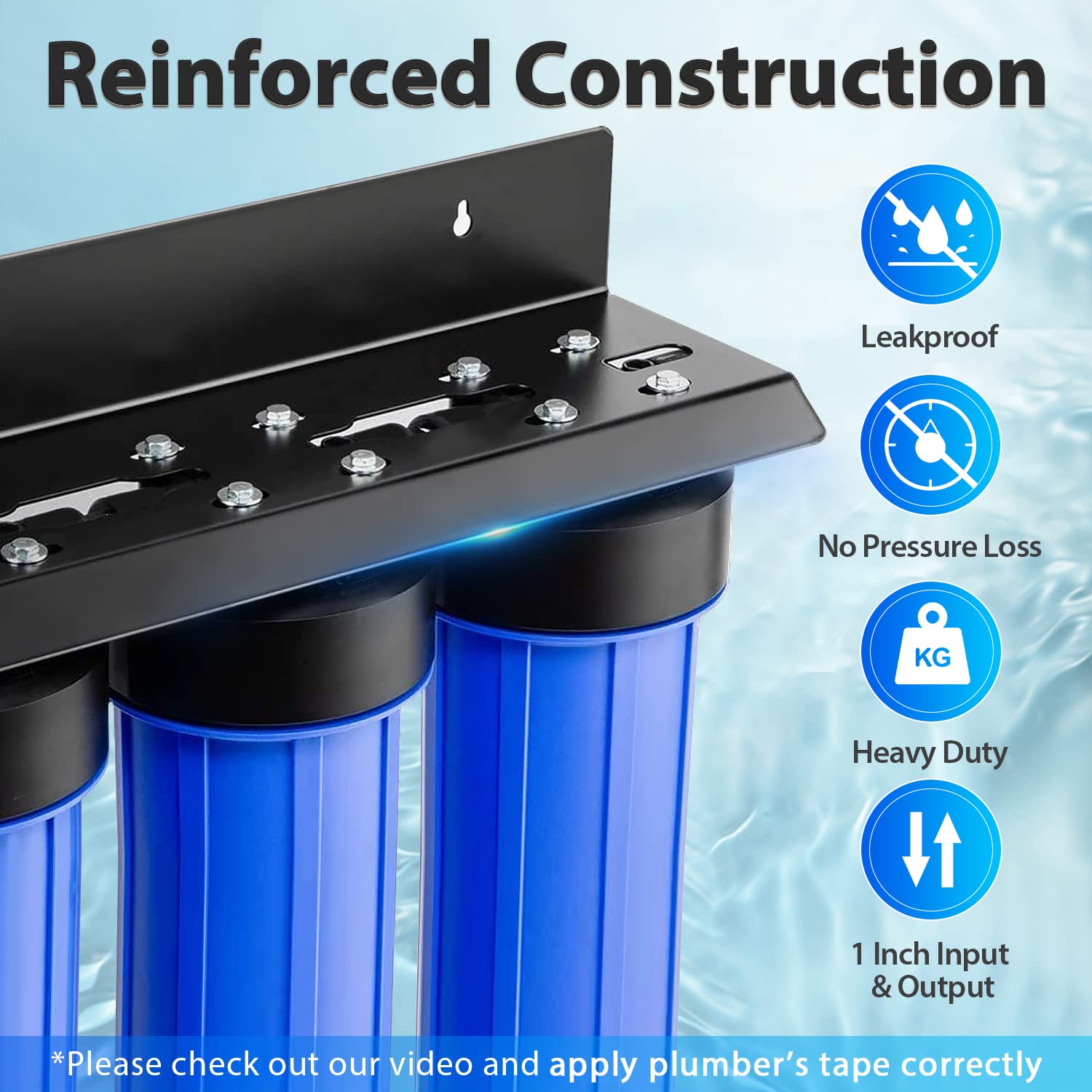 iSpring WGB32BM+FP25B Whole-House-Filtration-Systems - View #3