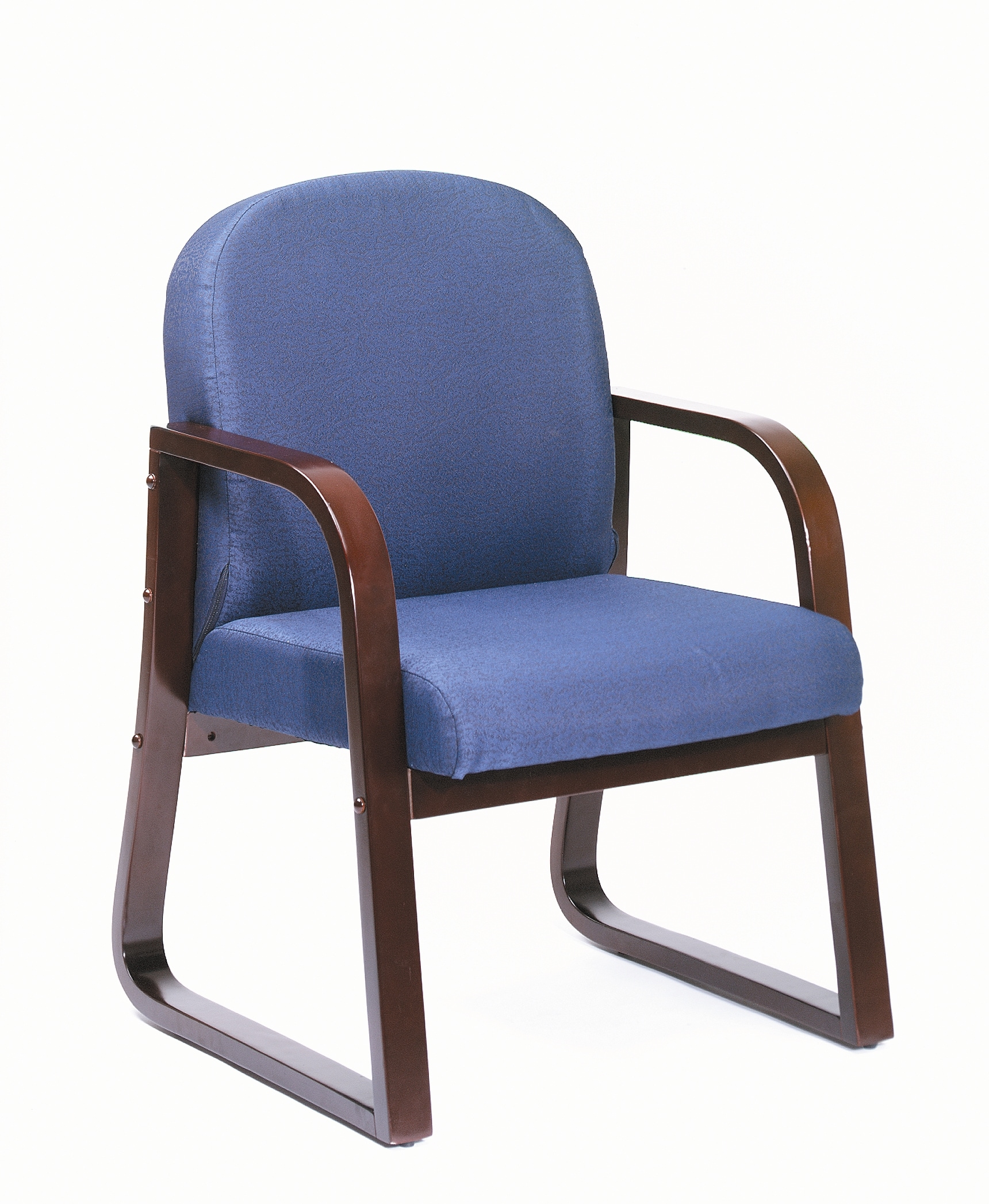 Boss Office Products B9570-BE Blue Contemporary Ergonomic Upholstered Task Chair