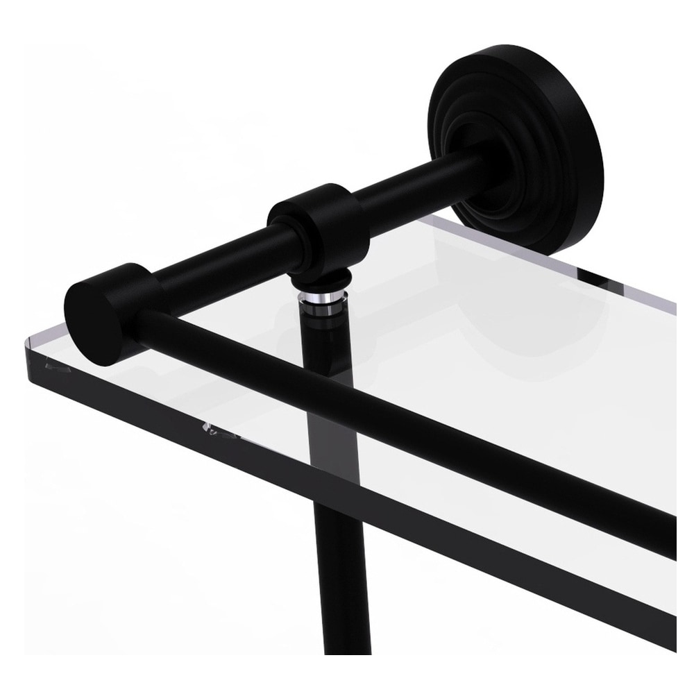 Allied Brass WP-2TB/16-GAL-BKM Bathroom-Shelves - View #2