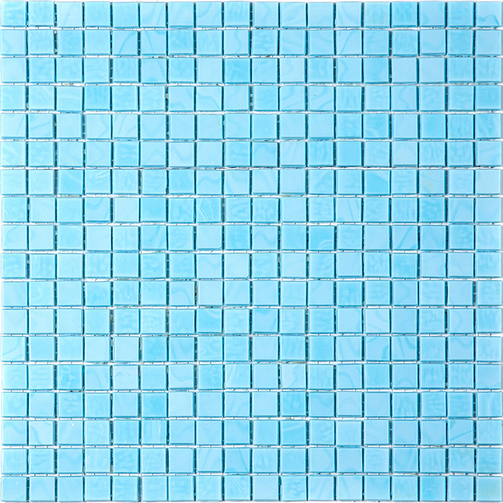 Sky Blue Glass Mosaic Wall and Floor Tile