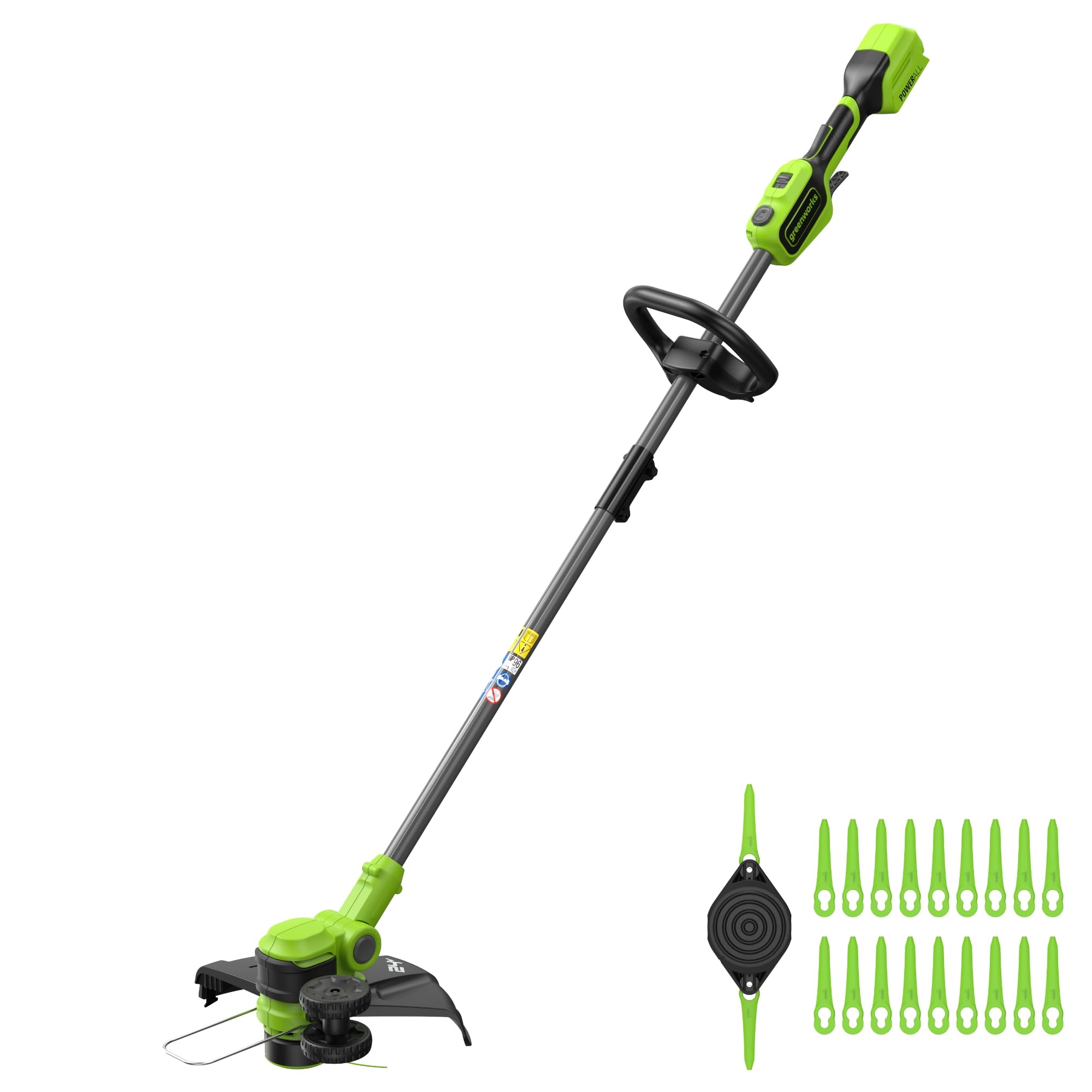 24-volt 13-in Straight Shaft Battery String Trimmer Edger Conversion Capable