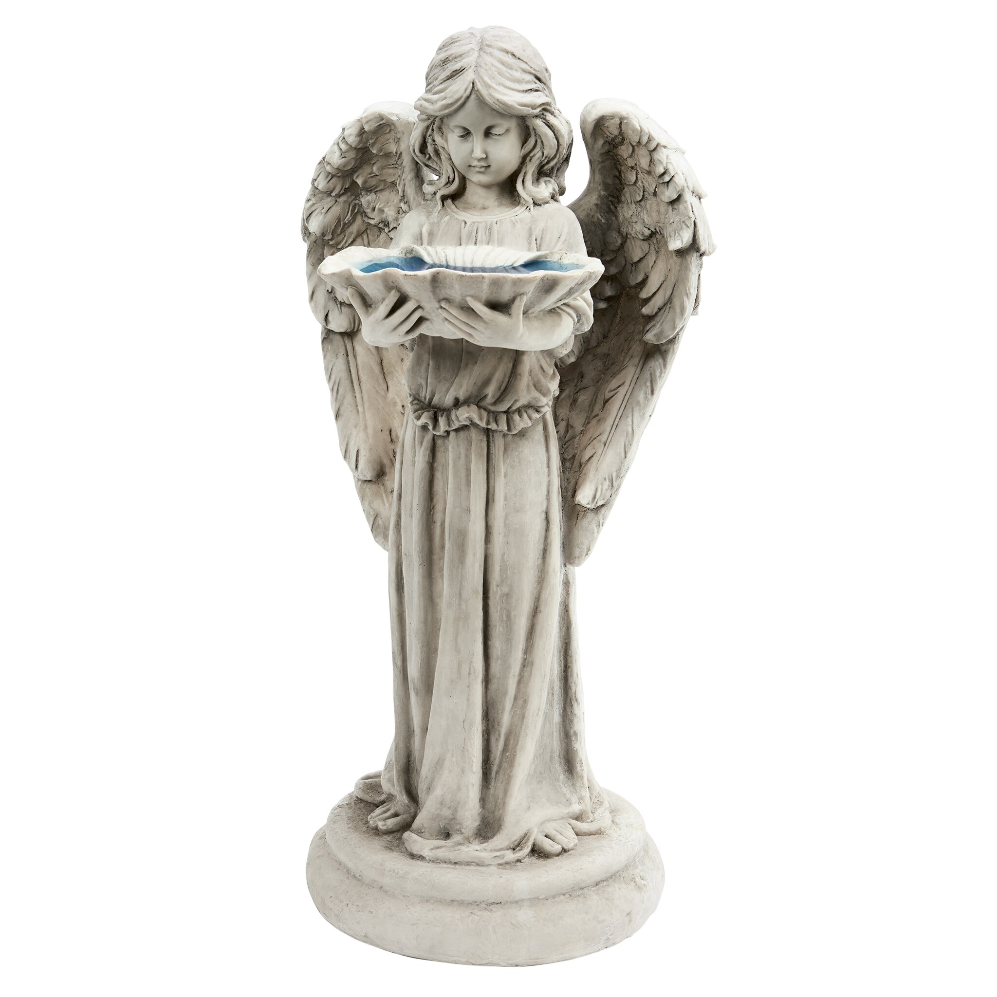 Design Toscano Cherubs Care Angelic Glass-Topped Sculptural Table 