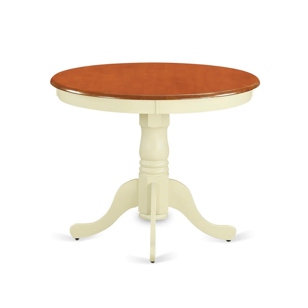 East West Furniture ANPL5-WHI-W Dining-Sets - View #2