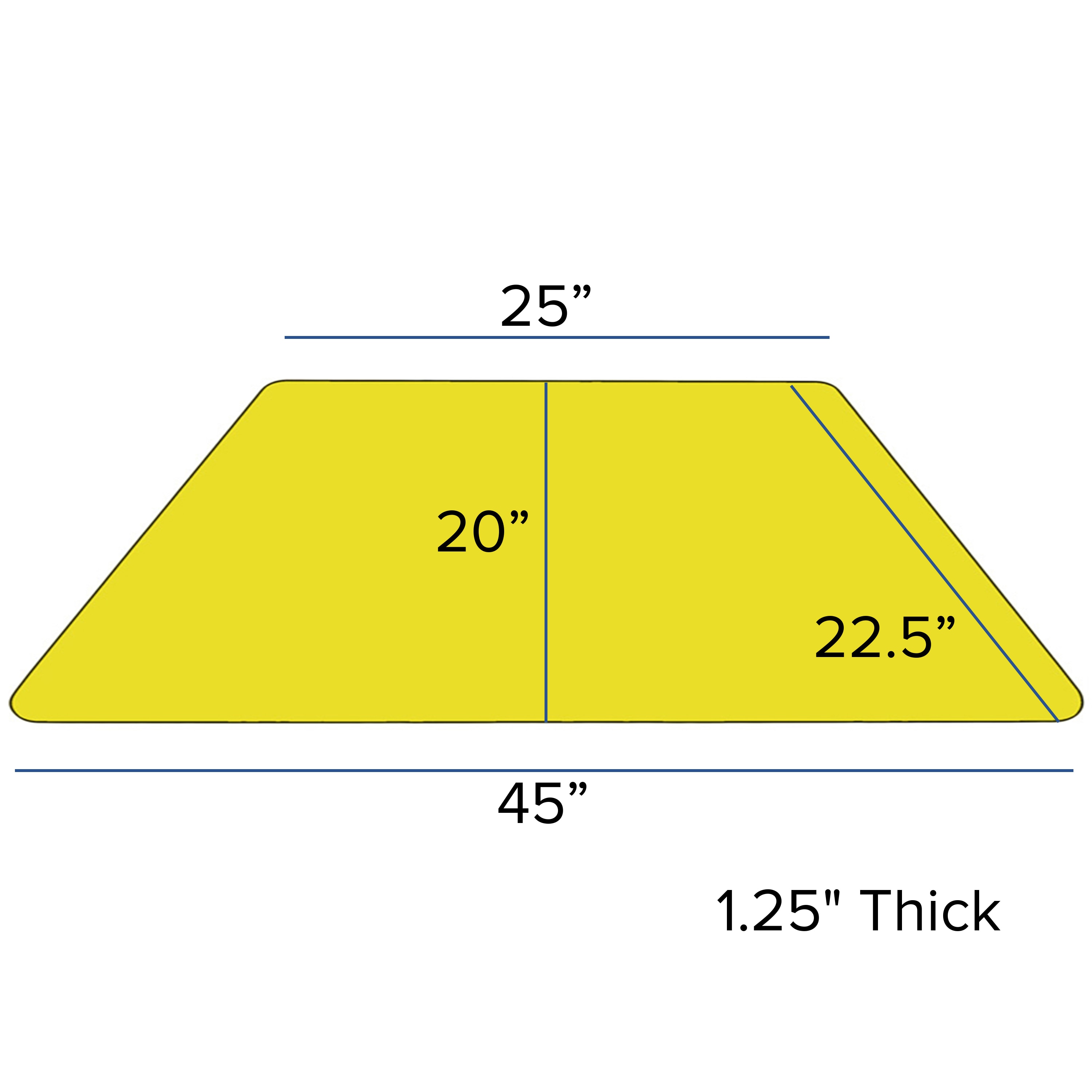 Flash Furniture Yellow Rectangular Kid's Play Table in the Kids Play ...