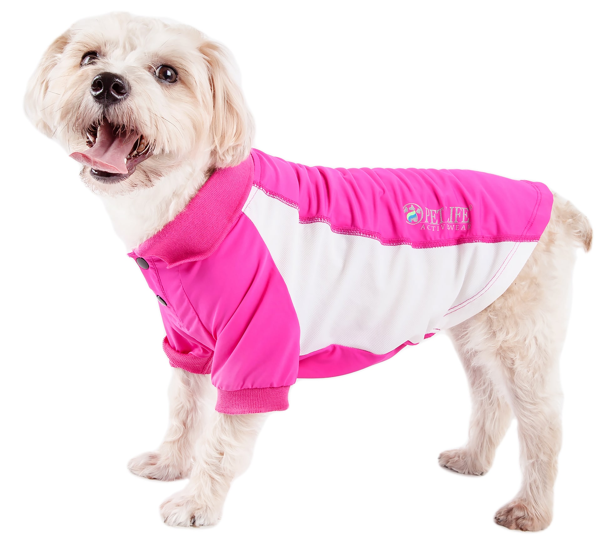 Pet Life PLHL1PKLG Pink Dog/Cat Pet Shirt Large