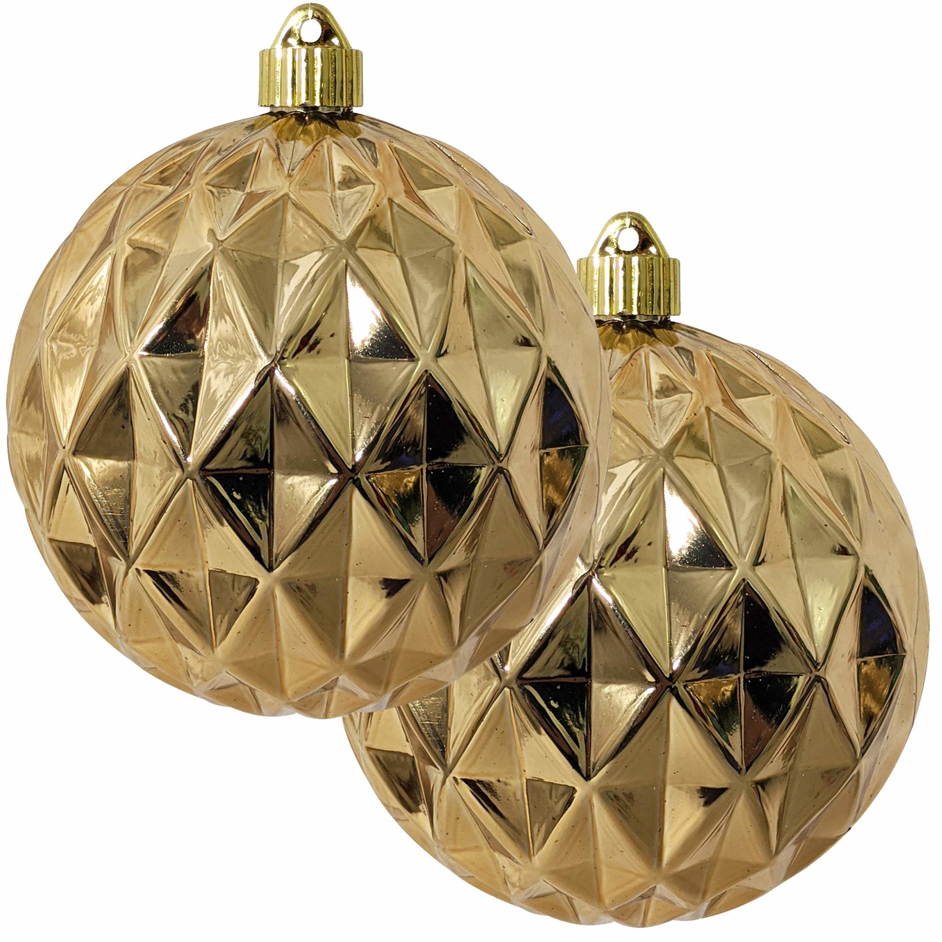 Krebs KBX04723 2 -Pack Gold Standard Indoor Ornament set Shatterproof