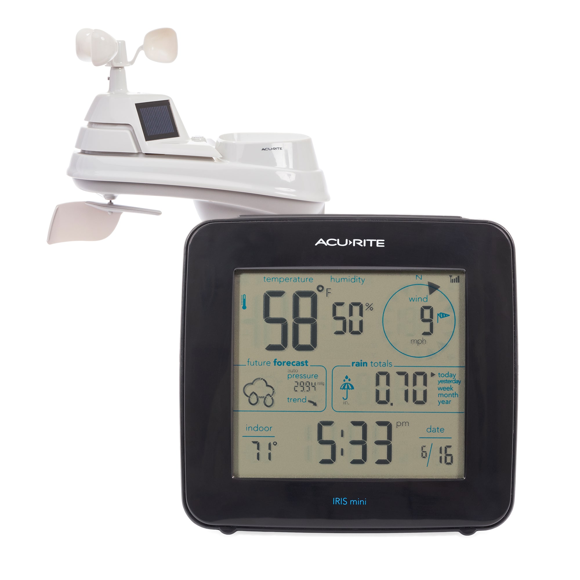 Multi-Color LCD Backlight Display Wireless Weather Station Indoor Outdoor  Thermometer - China Weather Station, Wireless Indoor and Outdoor Thermometer