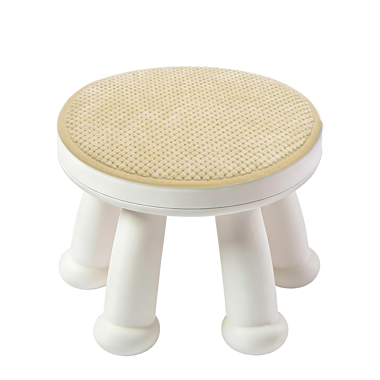 Unique Bargains - Round Stool Cushion 14 x 14 Inch Round Seat Pads with Elastic Straps Anti-Slip ...