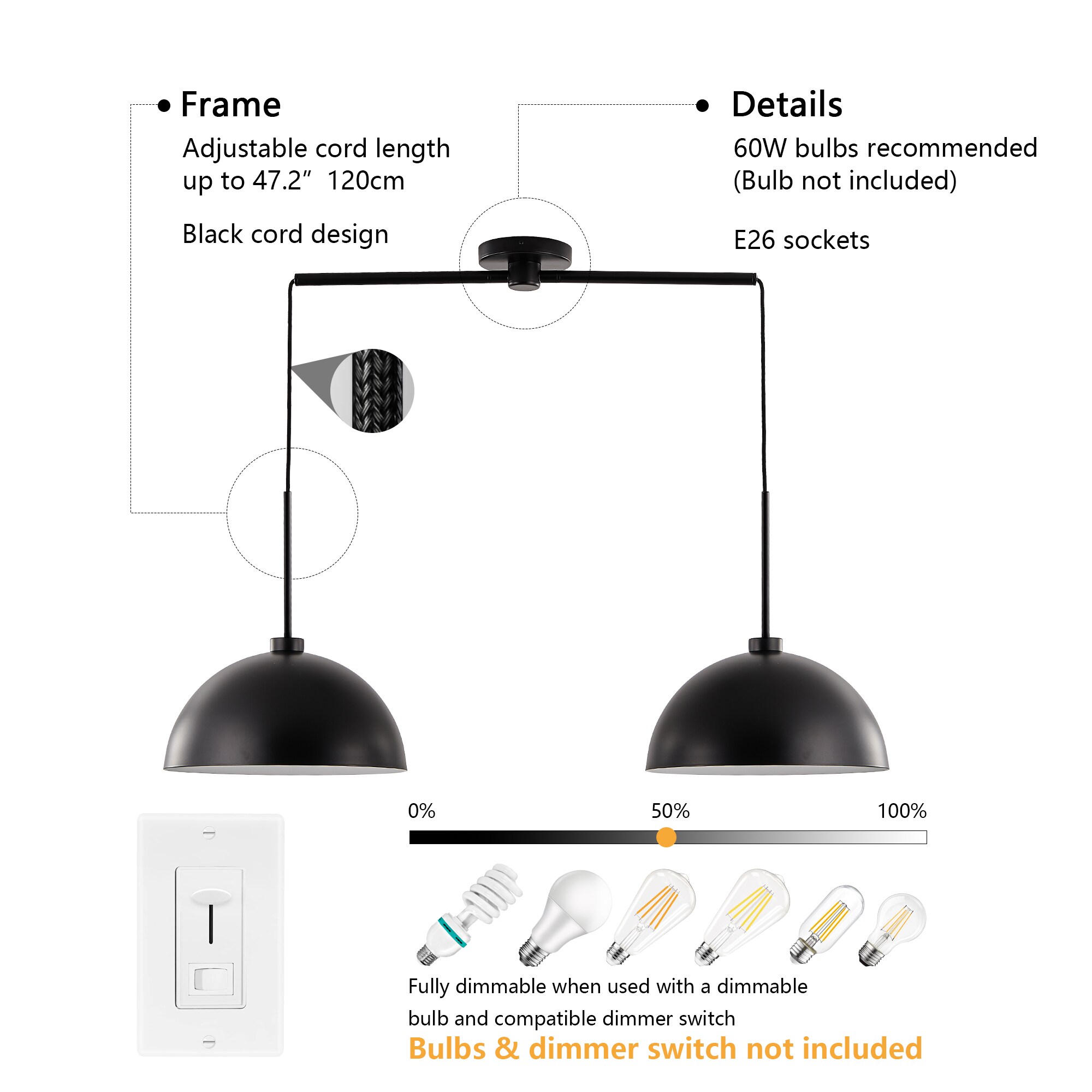 WELLFOR DLG-251921 Pendant-Lights - View #8