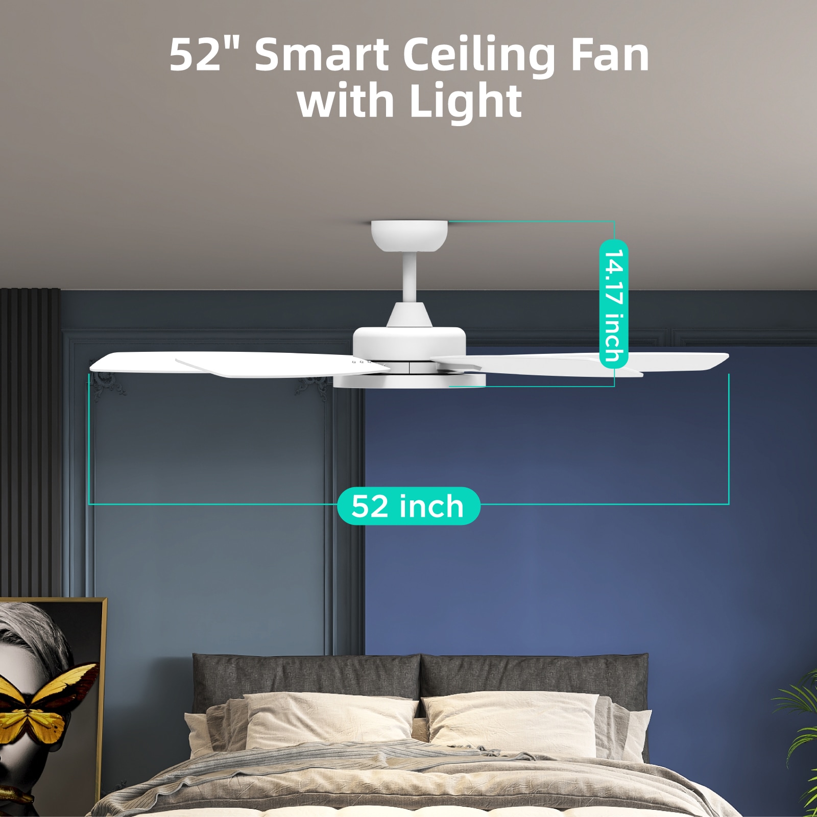 TALOYA RV52-WE-5D-T5 Ceiling-Fans - View #8