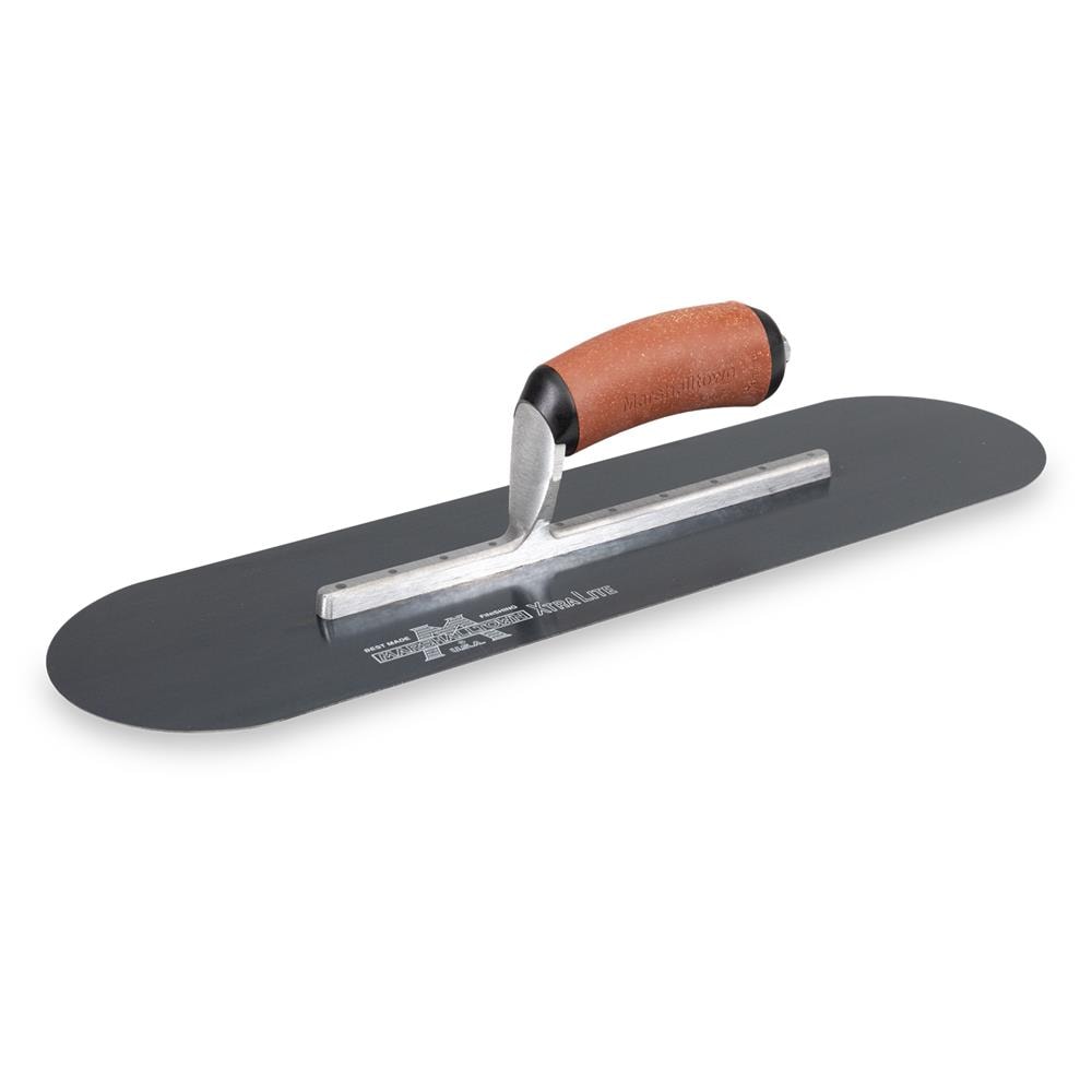 Marshalltown SP815BDC 18-Inches x 5-Inches Blue steel Pool Concrete Trowel