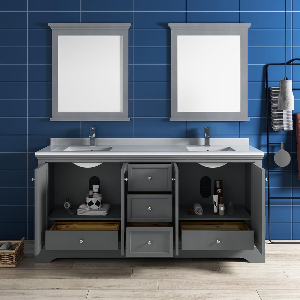 Fresca FVN2472GRV Bath-Vanity-Combo - View #4