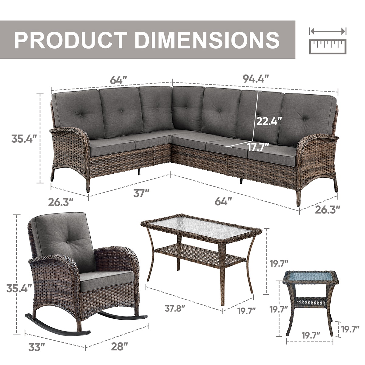 Rilyson FS08613050-3 Patio-Conversation-Sets - View #10