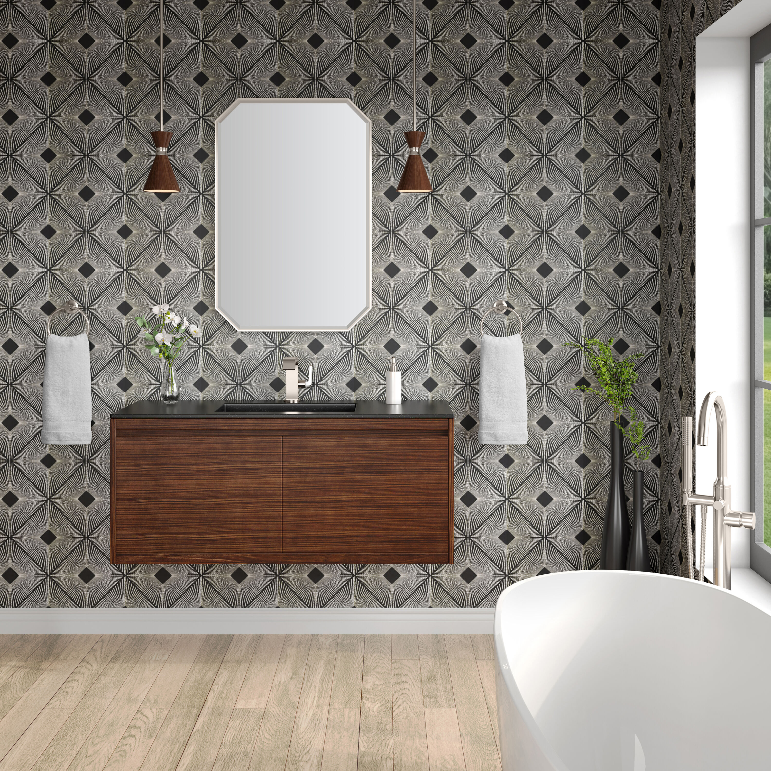 James Martin Vanities 805-V47.3-W-BN-CH Bath-Vanity-Combo - View #4