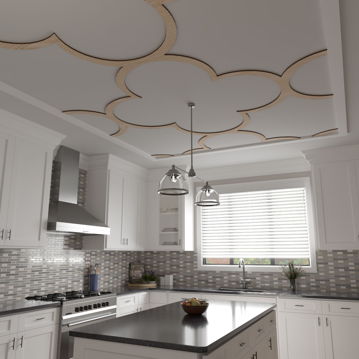 Ekena Millwork CELW67X67X0375WDLRO Wall-Panels - View #10