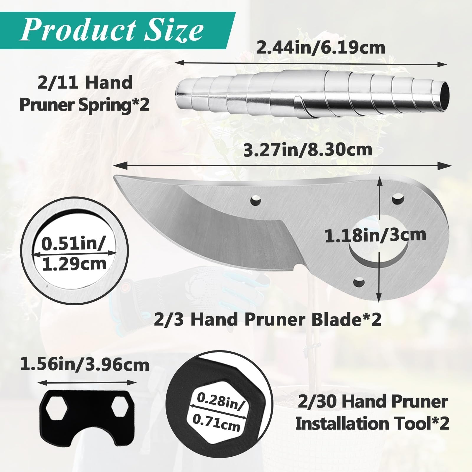 Misopily LMS0604M113 Replacement-Cutting-Pruning-Blades - View #3