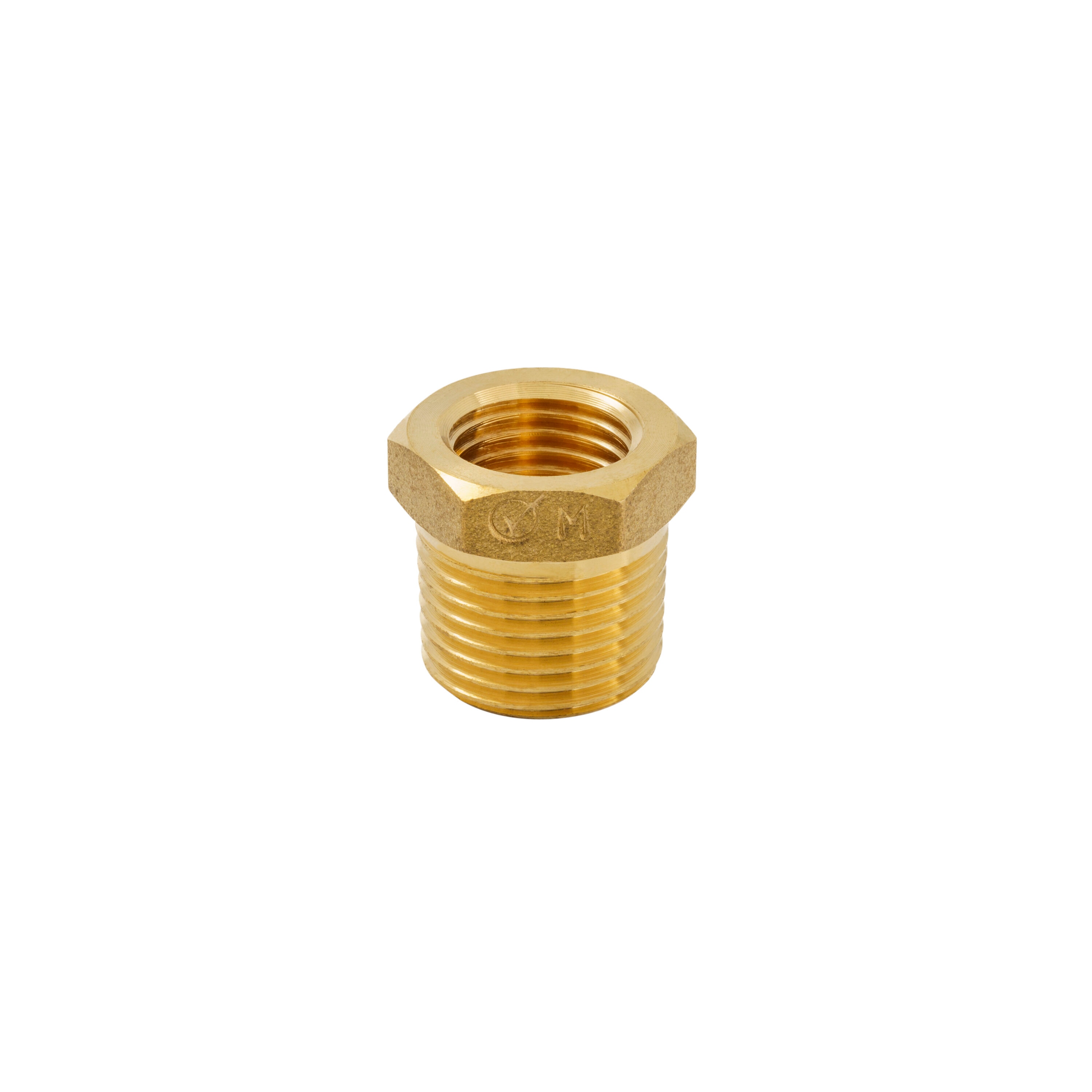 B&K 3/8-in Threaded Male Adapter Bushing Fitting in Gold | BF-778NLB