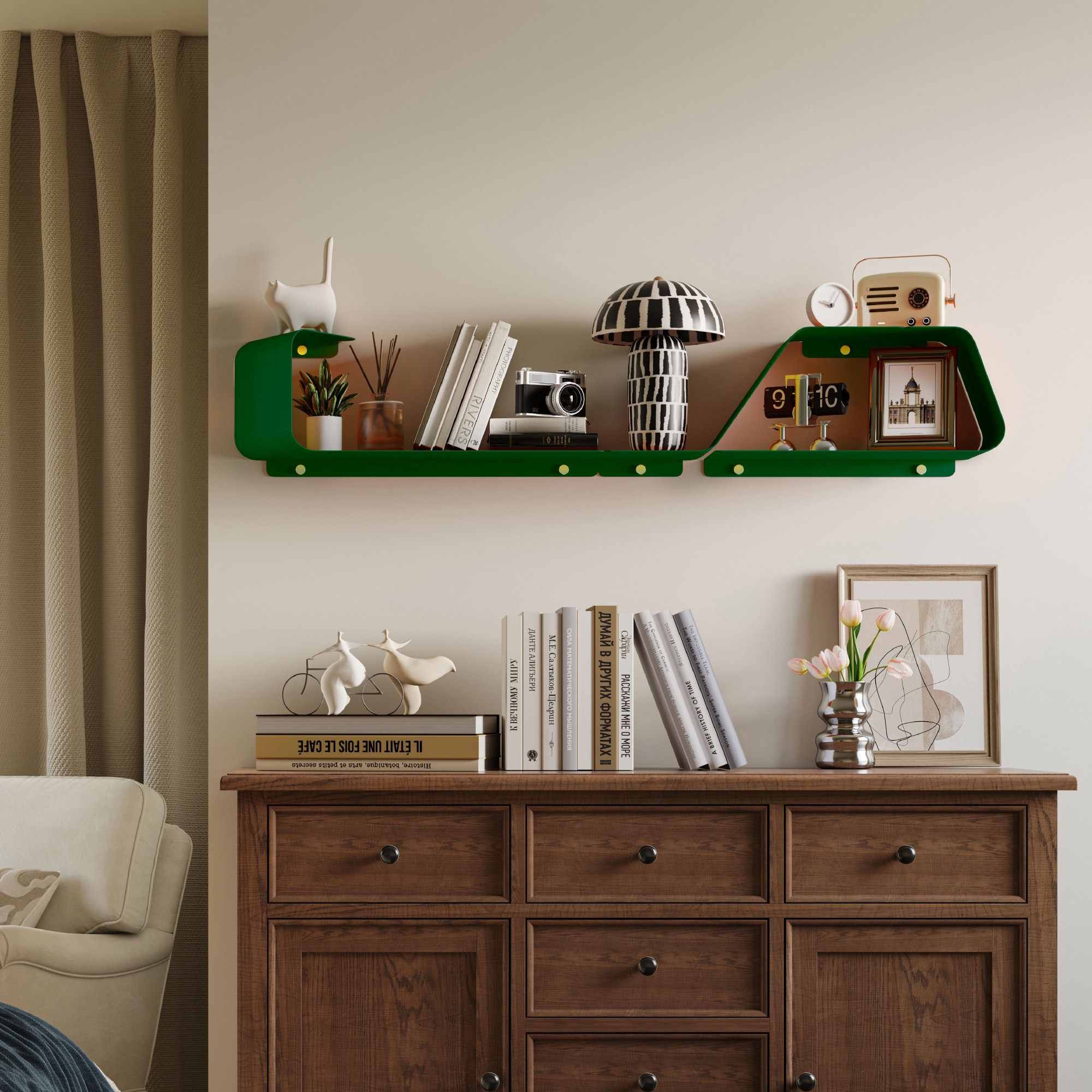 Sttoraboks FS-M001-GREEN-LS Wall-Mounted-Shelving - View #3