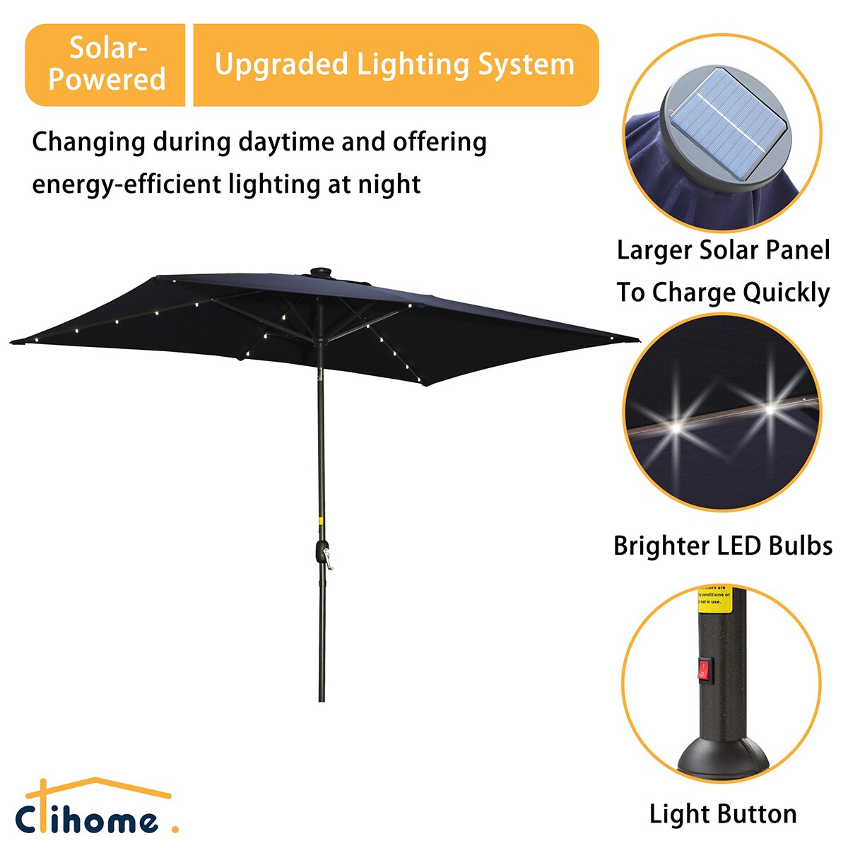 Clihome CLI-21ED37-2-NV Umbrellas-2 - View #10