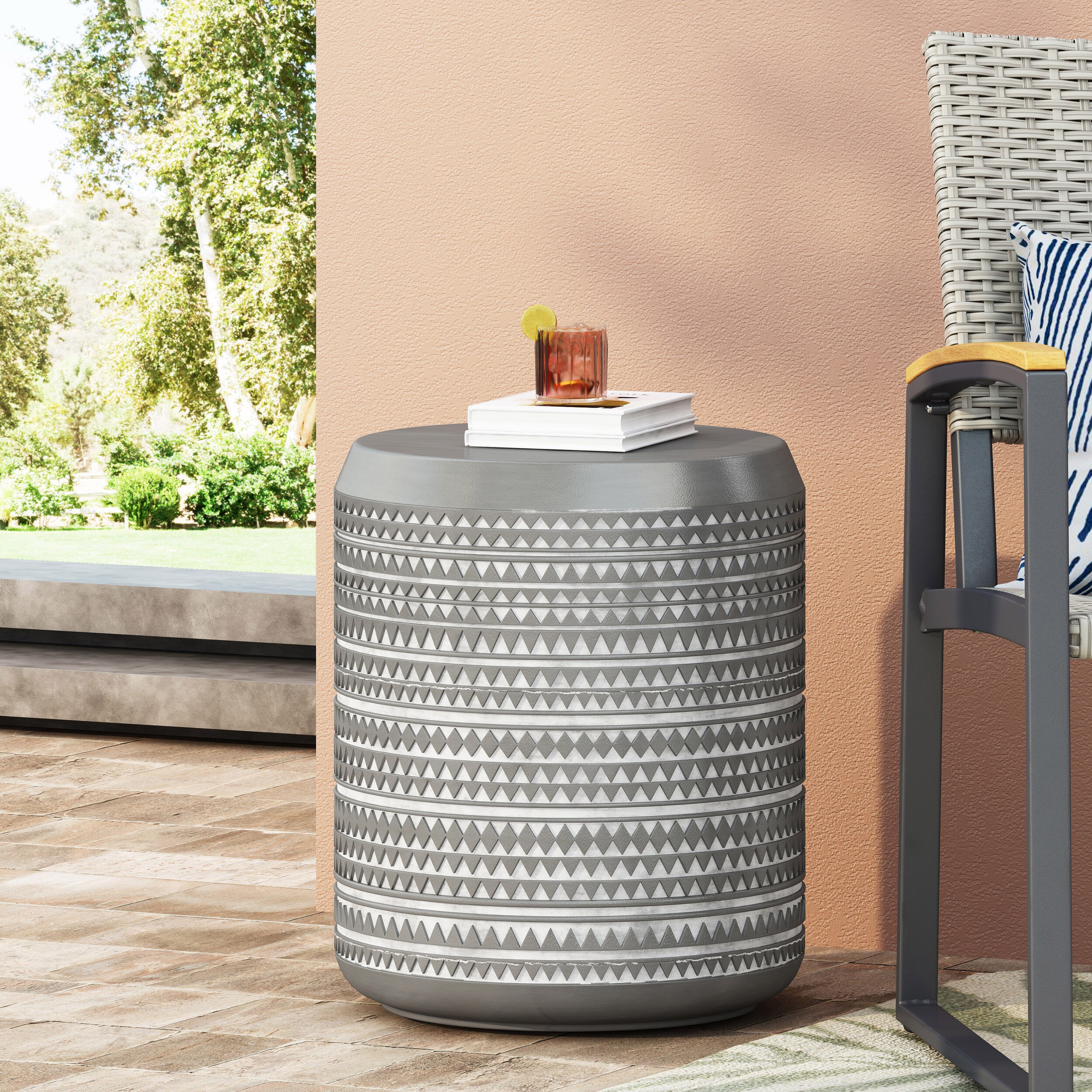 AHIOU HOME ZAAHG-73442.00GS Garden-Stools - View #2