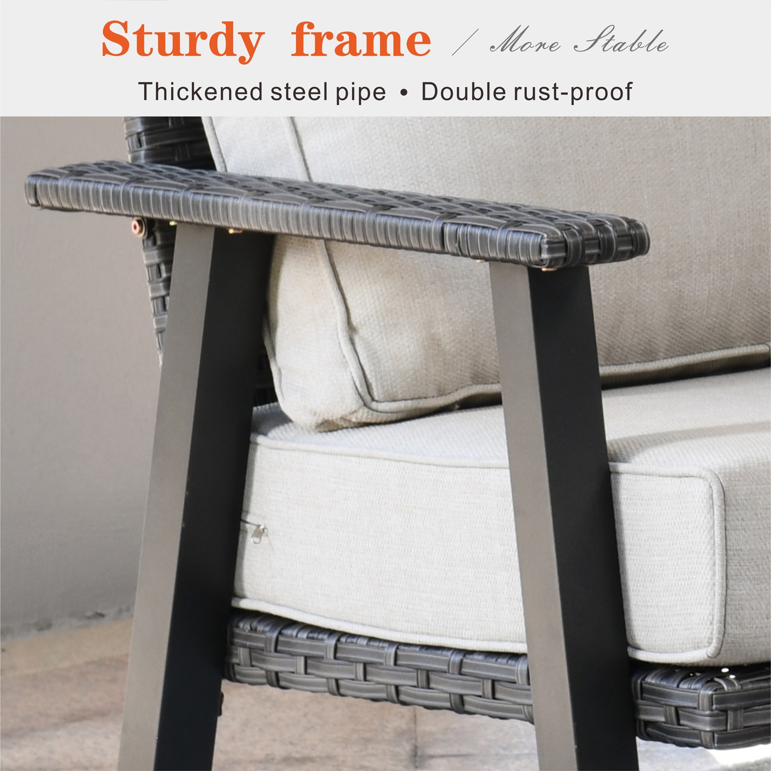 Pouuin SHW60T02A Patio-Chairs - View #7