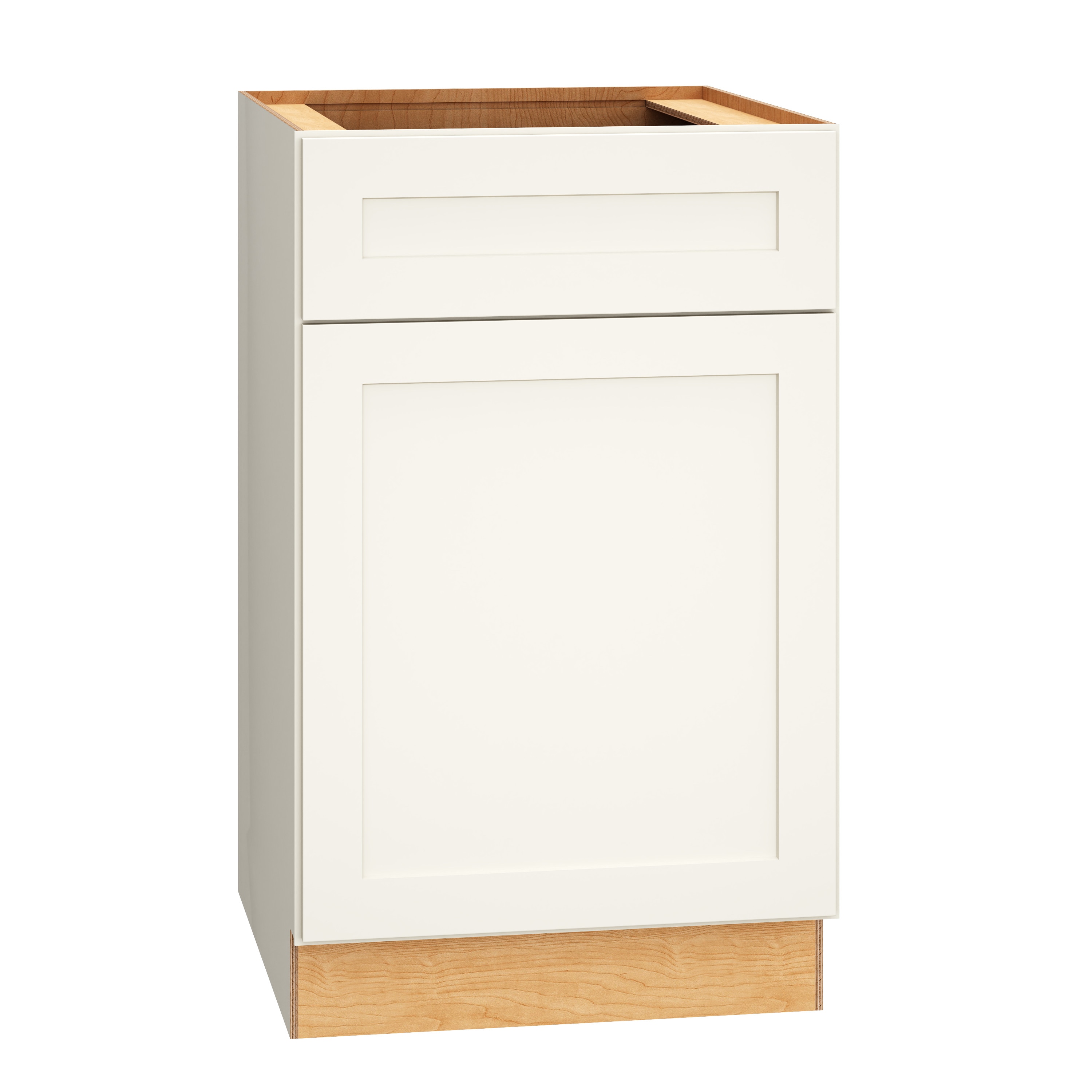 RELIABILT 332 B21R Pinnacle 21-in W x 34.5-in H x 24-in D White Base Fully assembled Plywood Cabinet (Recessed Panel Slab)