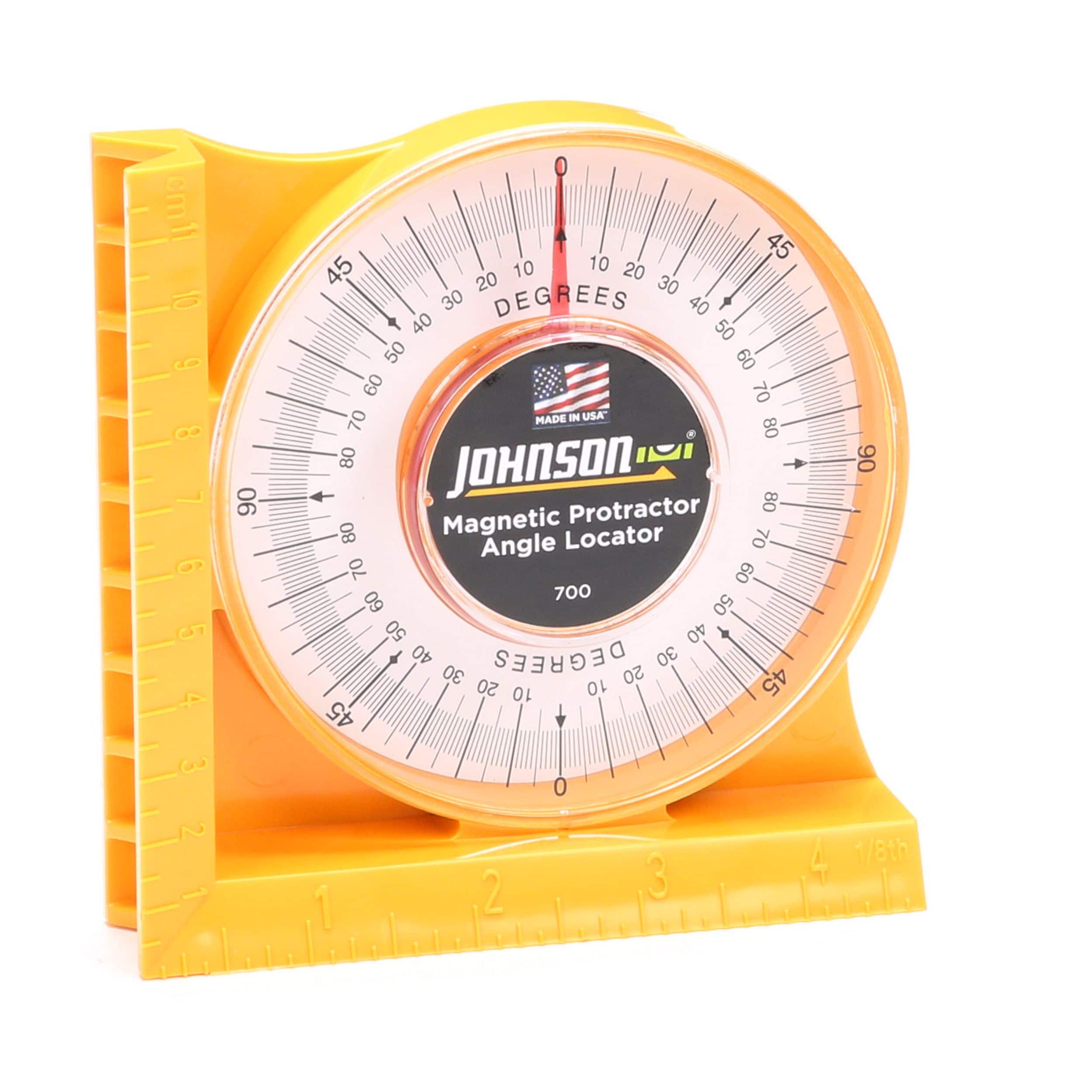 Magnetic Protractor and Angle Locator No 700 Johnson Level & Tool 3pk for sale online 