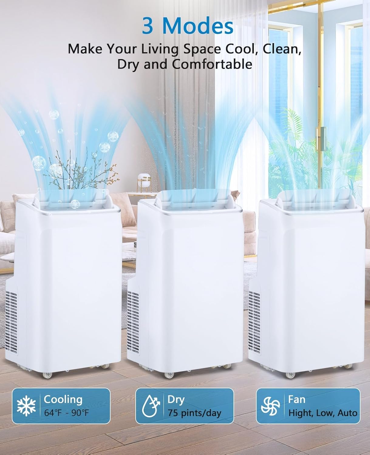 WhizMax PD-PHO-10HUPYAZ Portable-Air-Conditioners - View #3