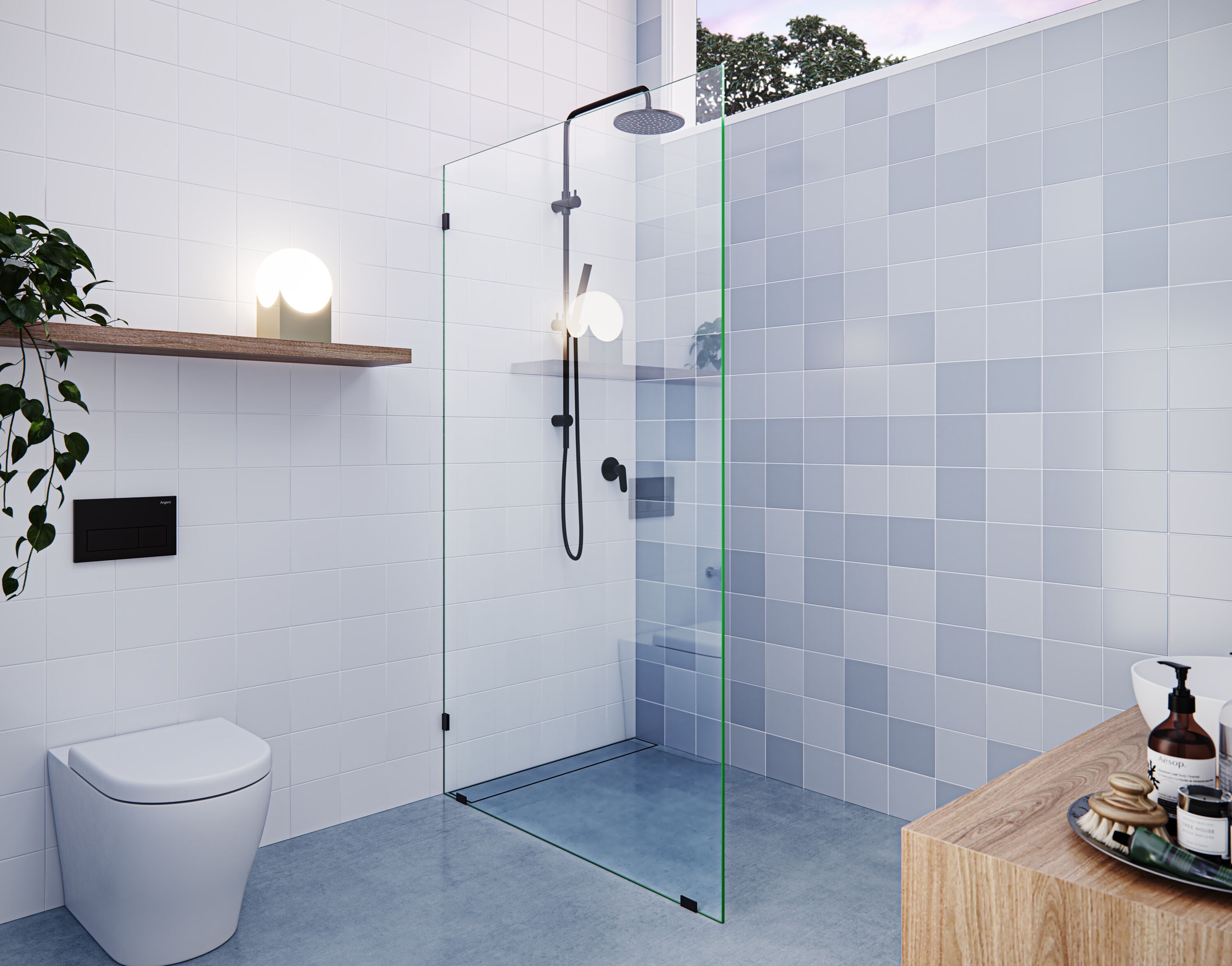 Glass Warehouse Glass Warehouse Oil-rubbed Bronze 41-in W x 78-in H Frameless Clear Glass Standard Fixed Shower door